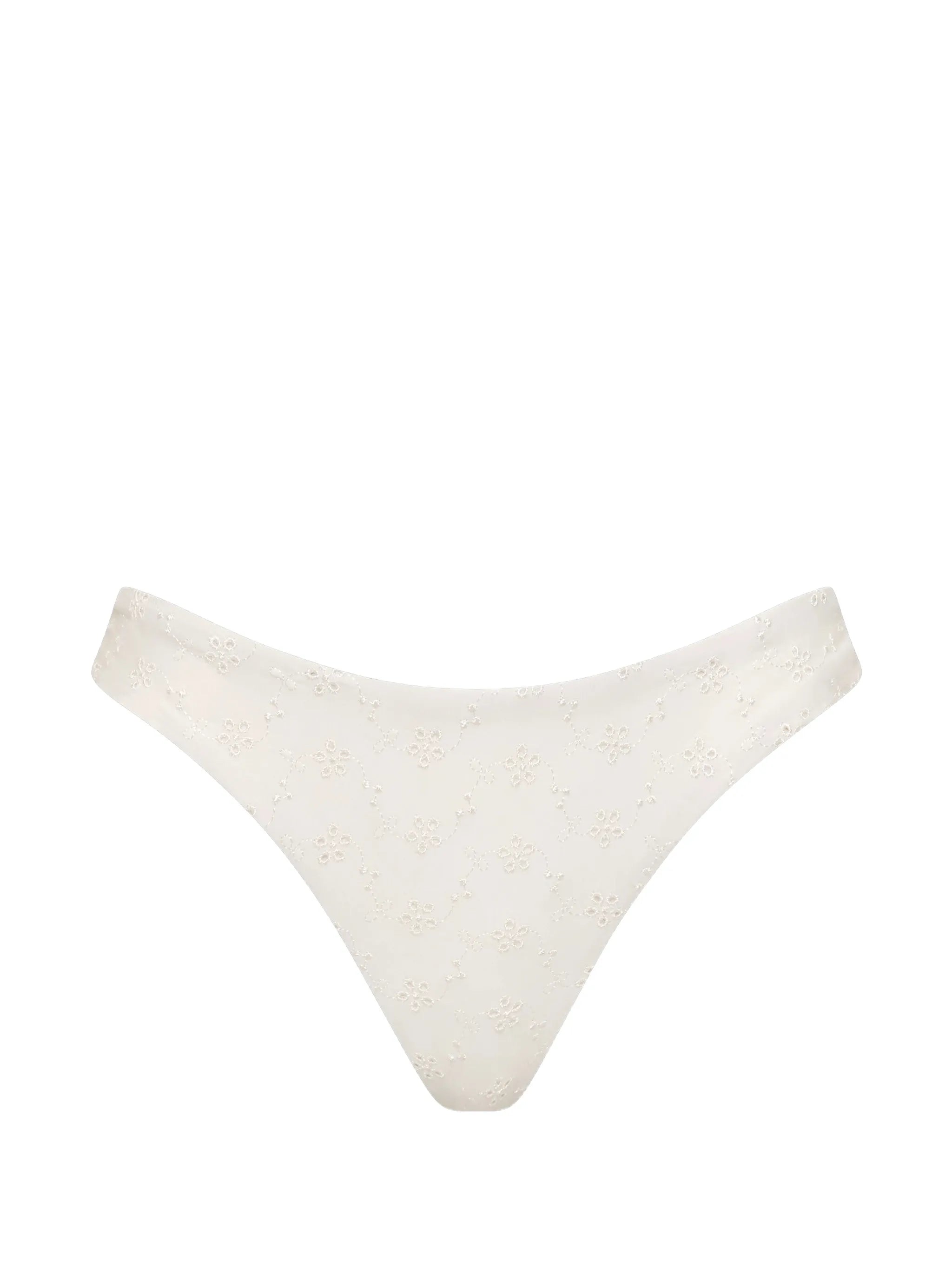 Halo broderie-anglaise bikini bottoms
