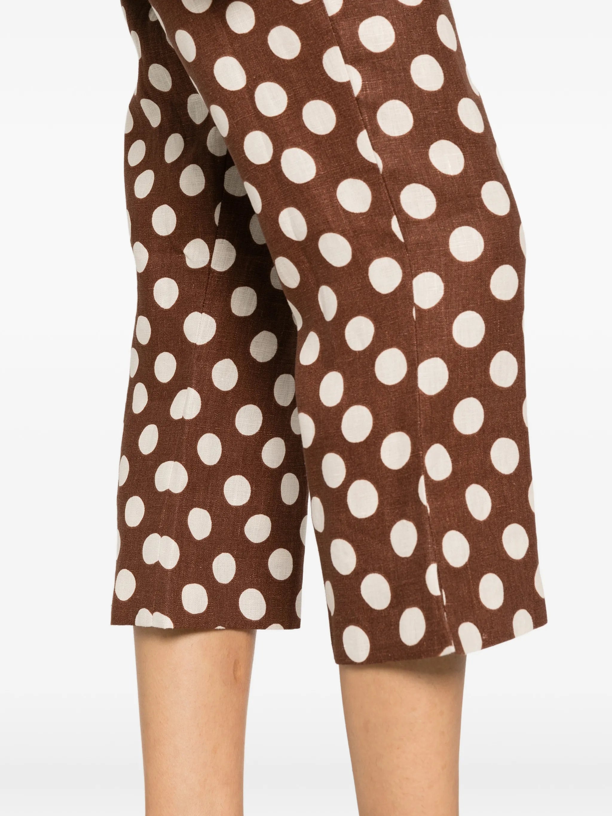 Valeria polka-dot trousers