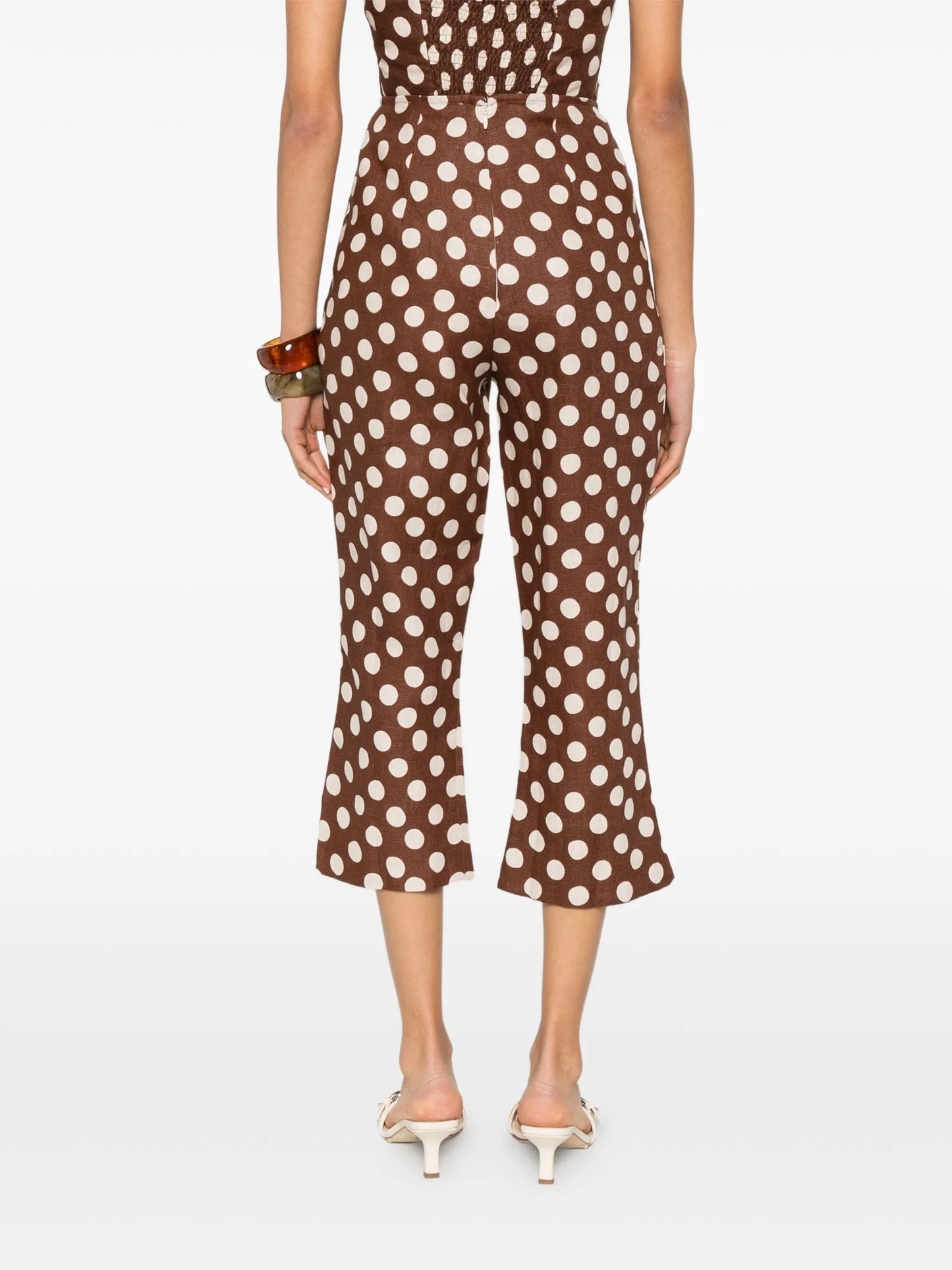 Valeria polka-dot trousers