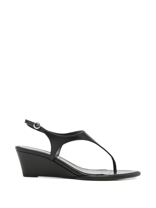 Roose leather wedge sandals
