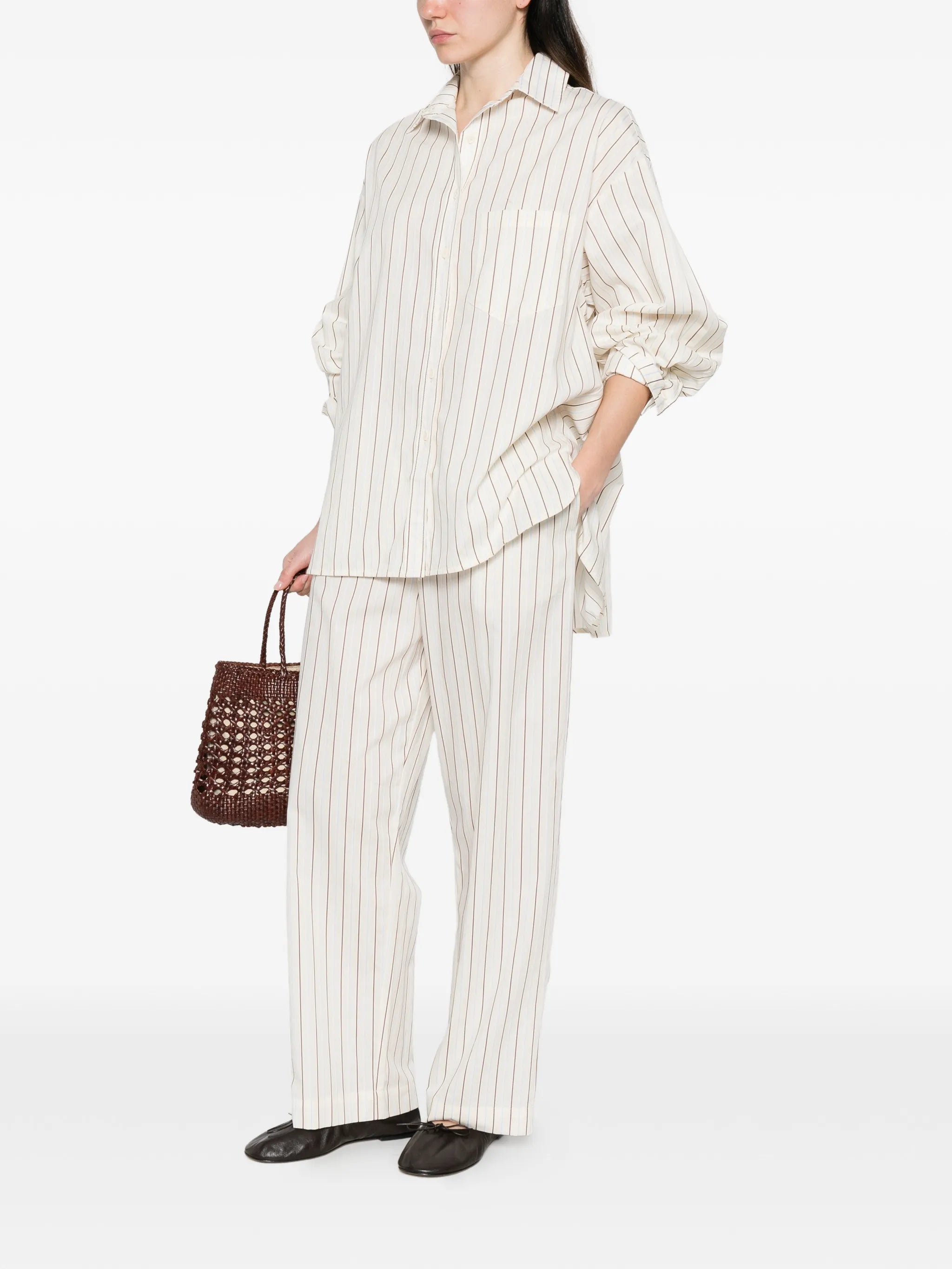 Paloma striped trousers