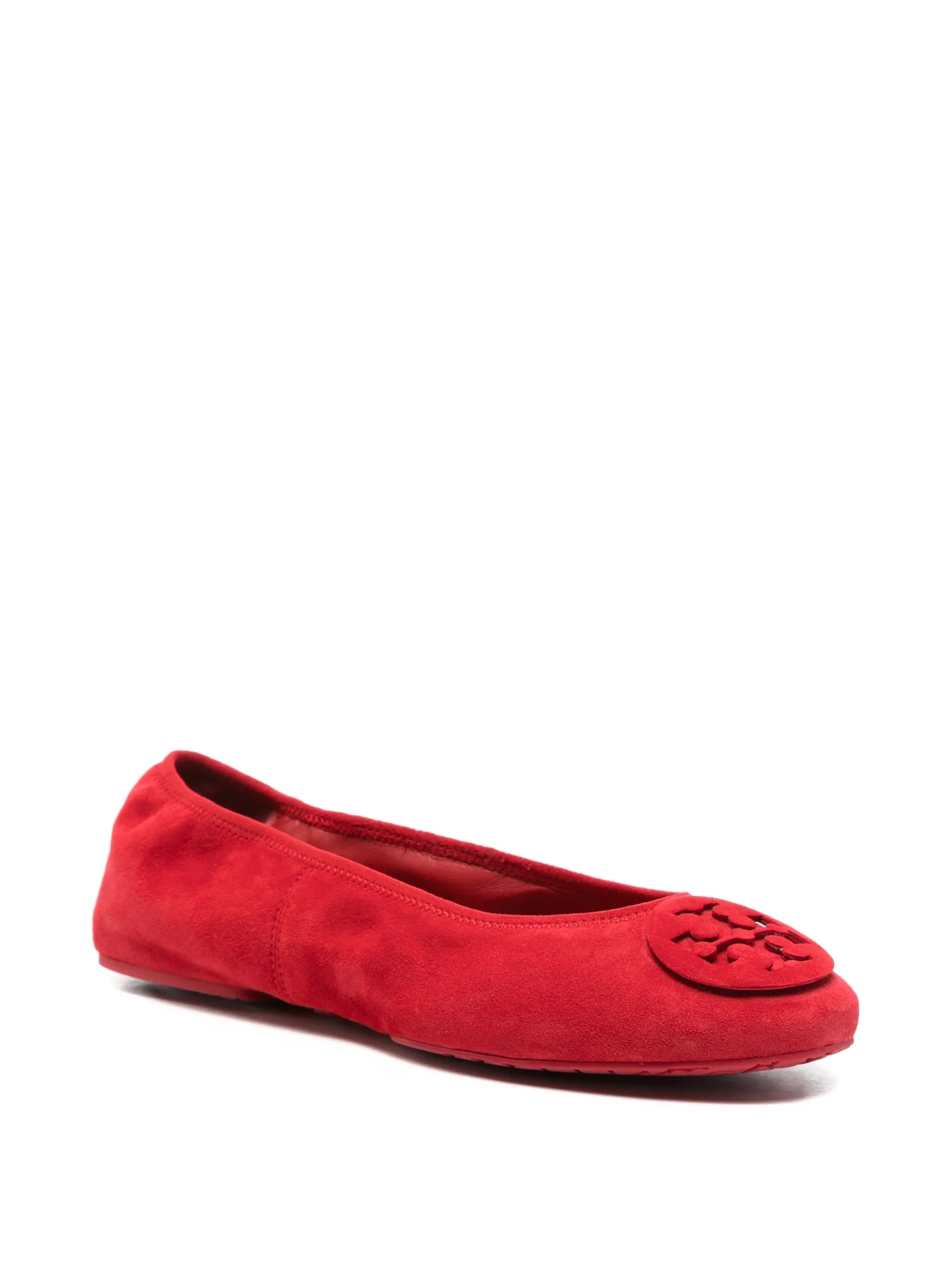 Reva logo detail ballet flats