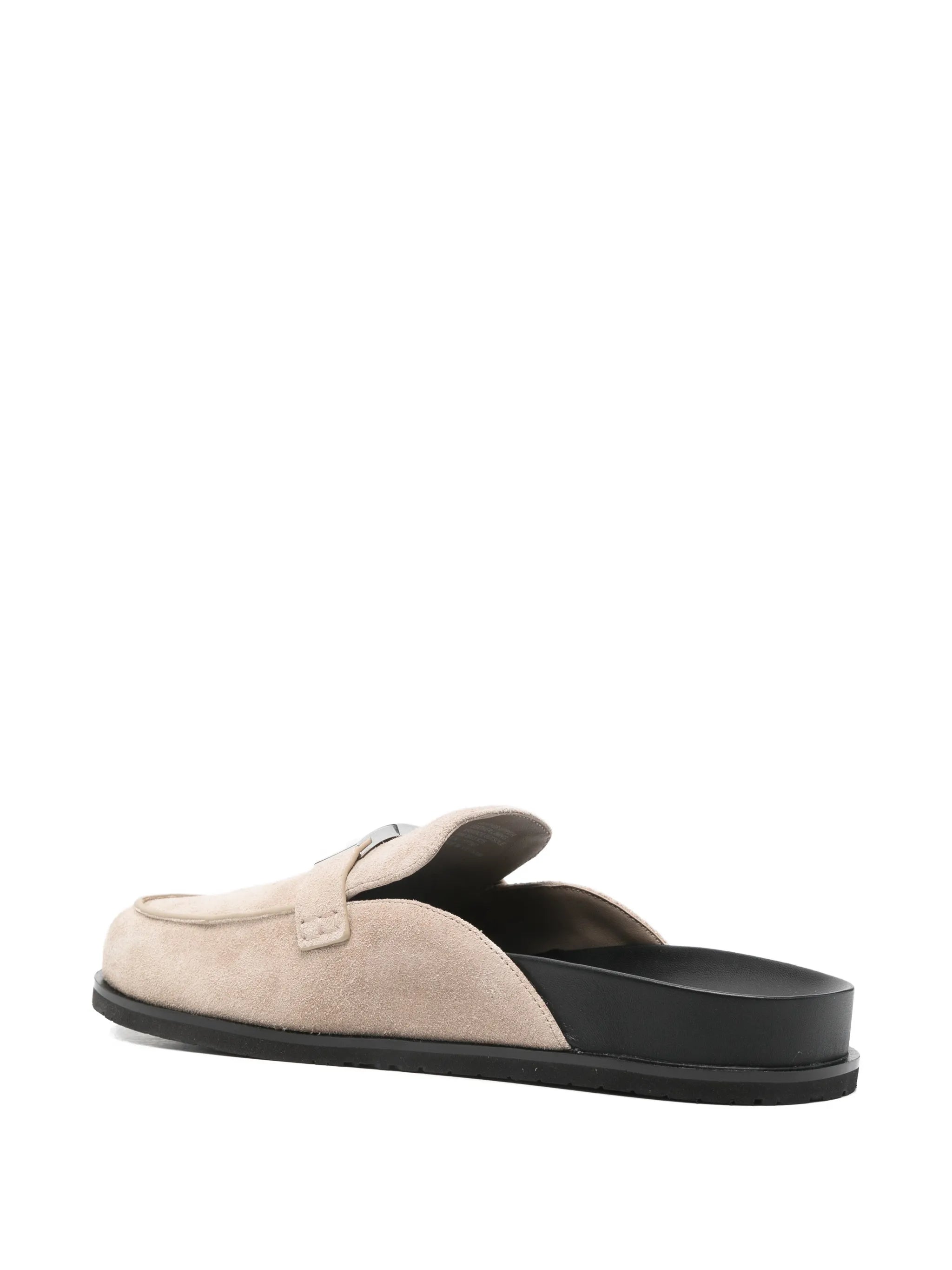 Leelee metal-buckle mules