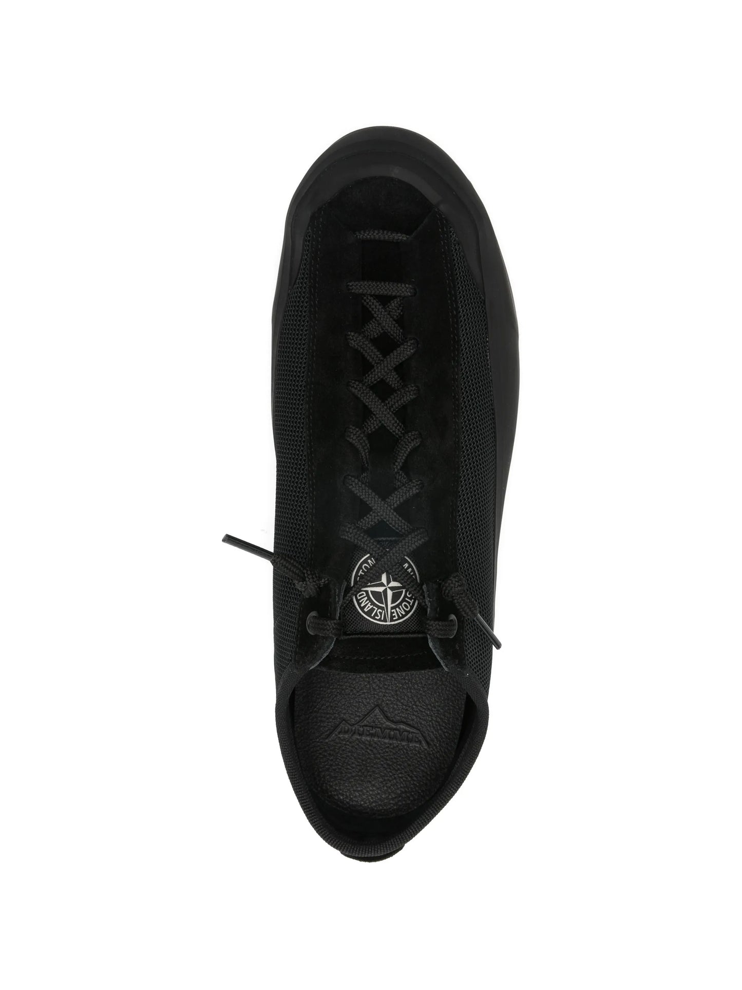 Compass-patch sneakers