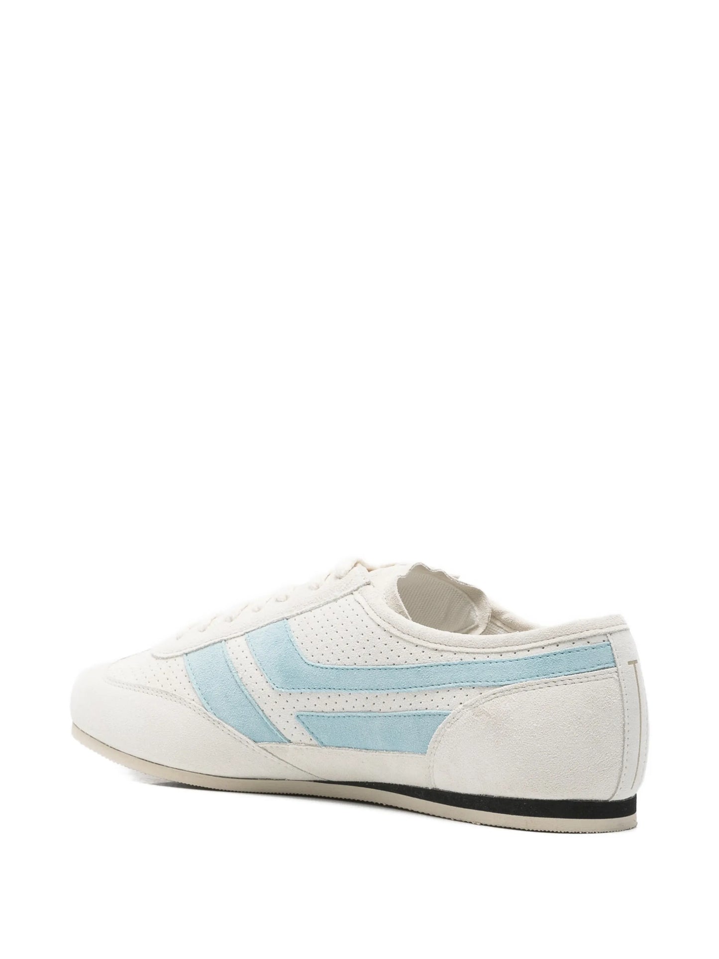 perforated leather sneakers