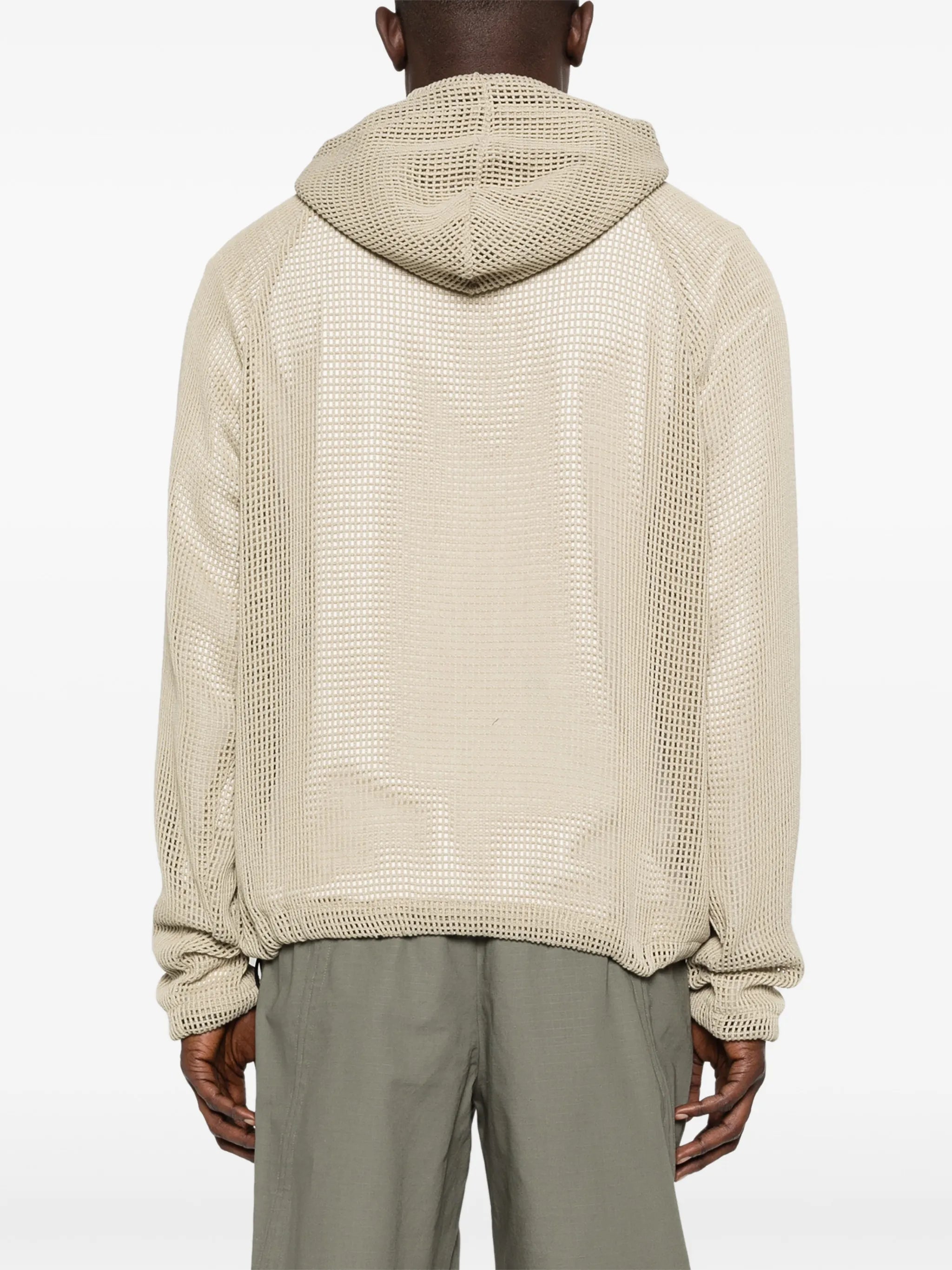 crochet hooded jacket