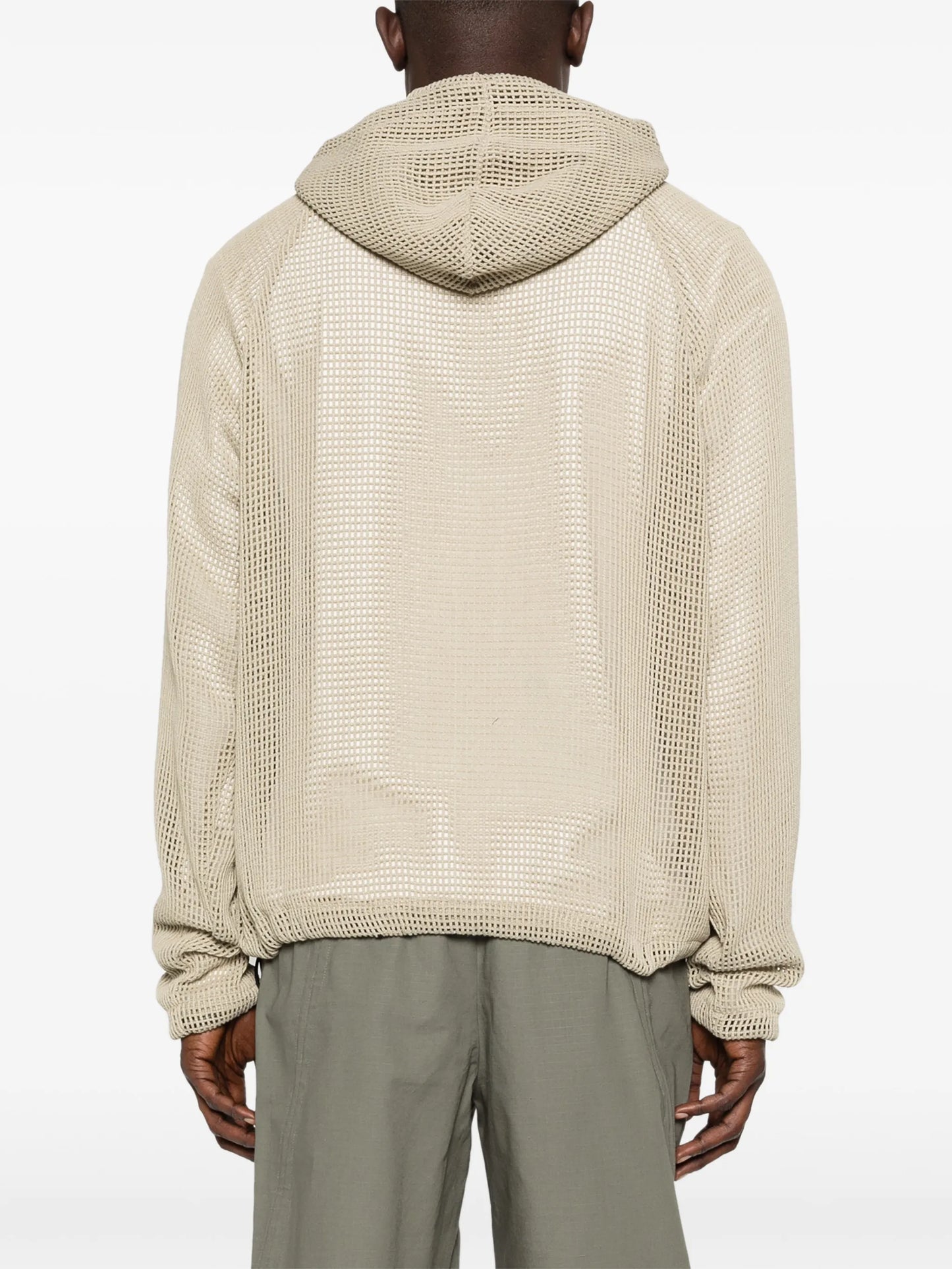 crochet hooded jacket