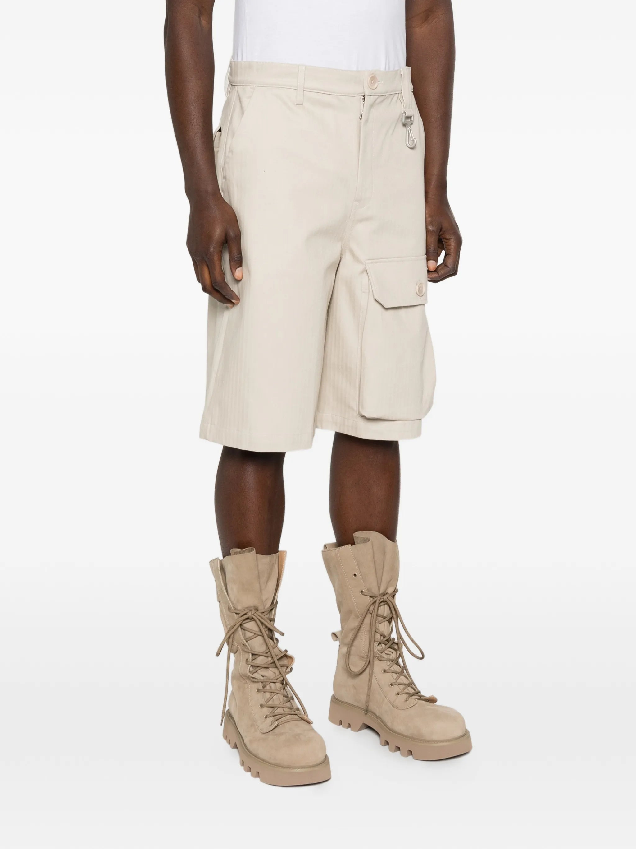 herringbone cargo shorts
