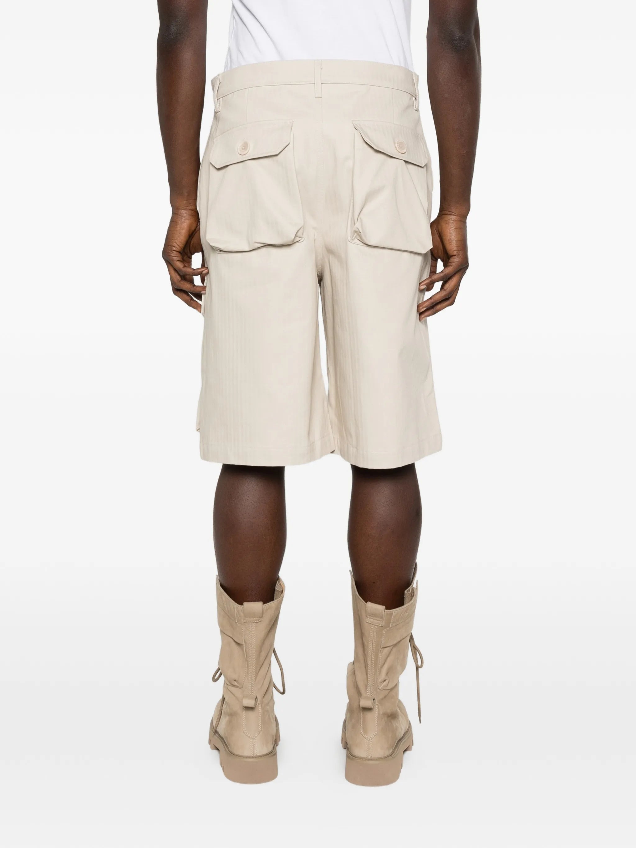 herringbone cargo shorts