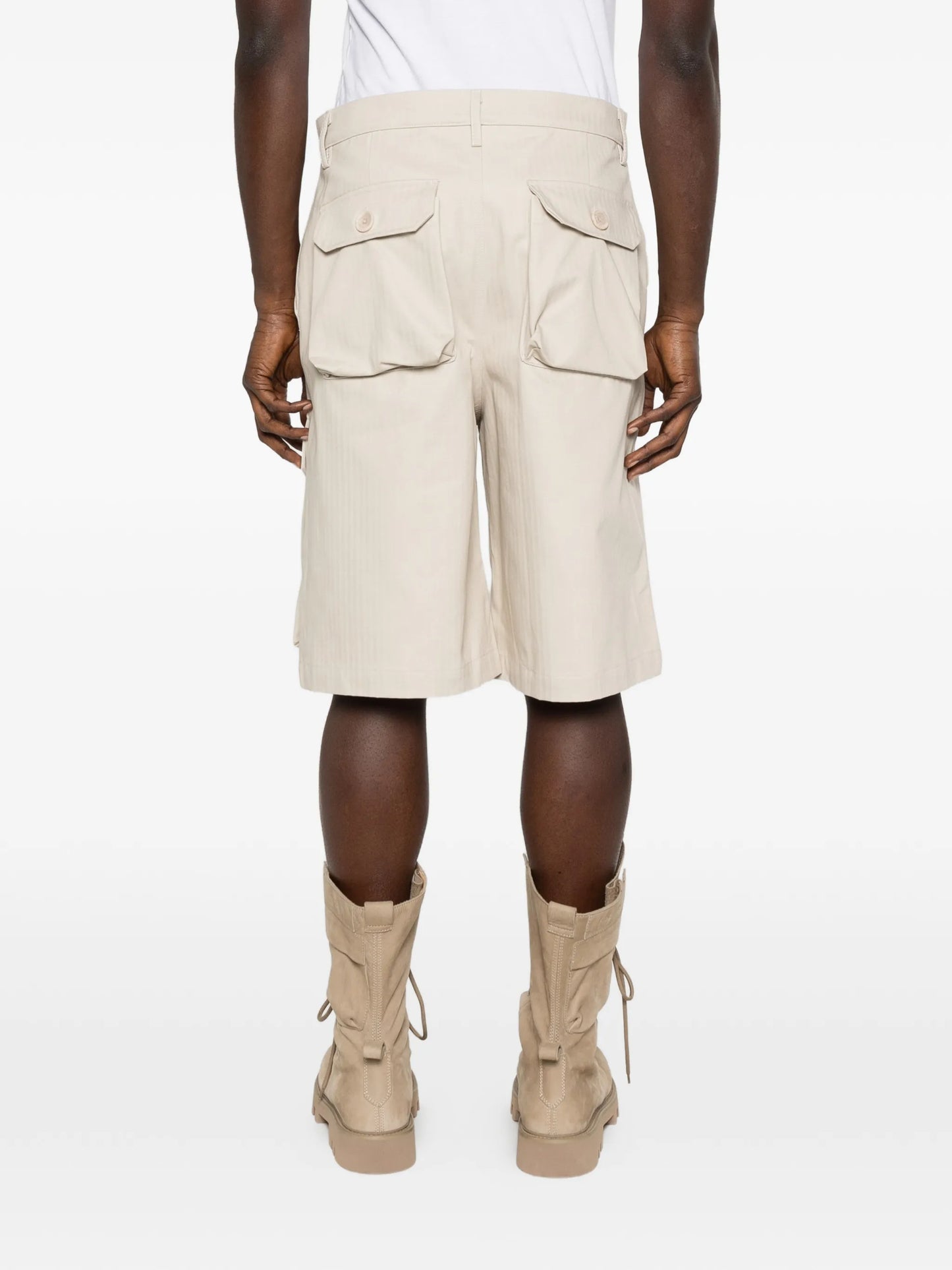 herringbone cargo shorts