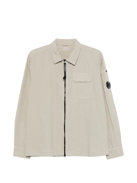 zipped lens shirt jacket