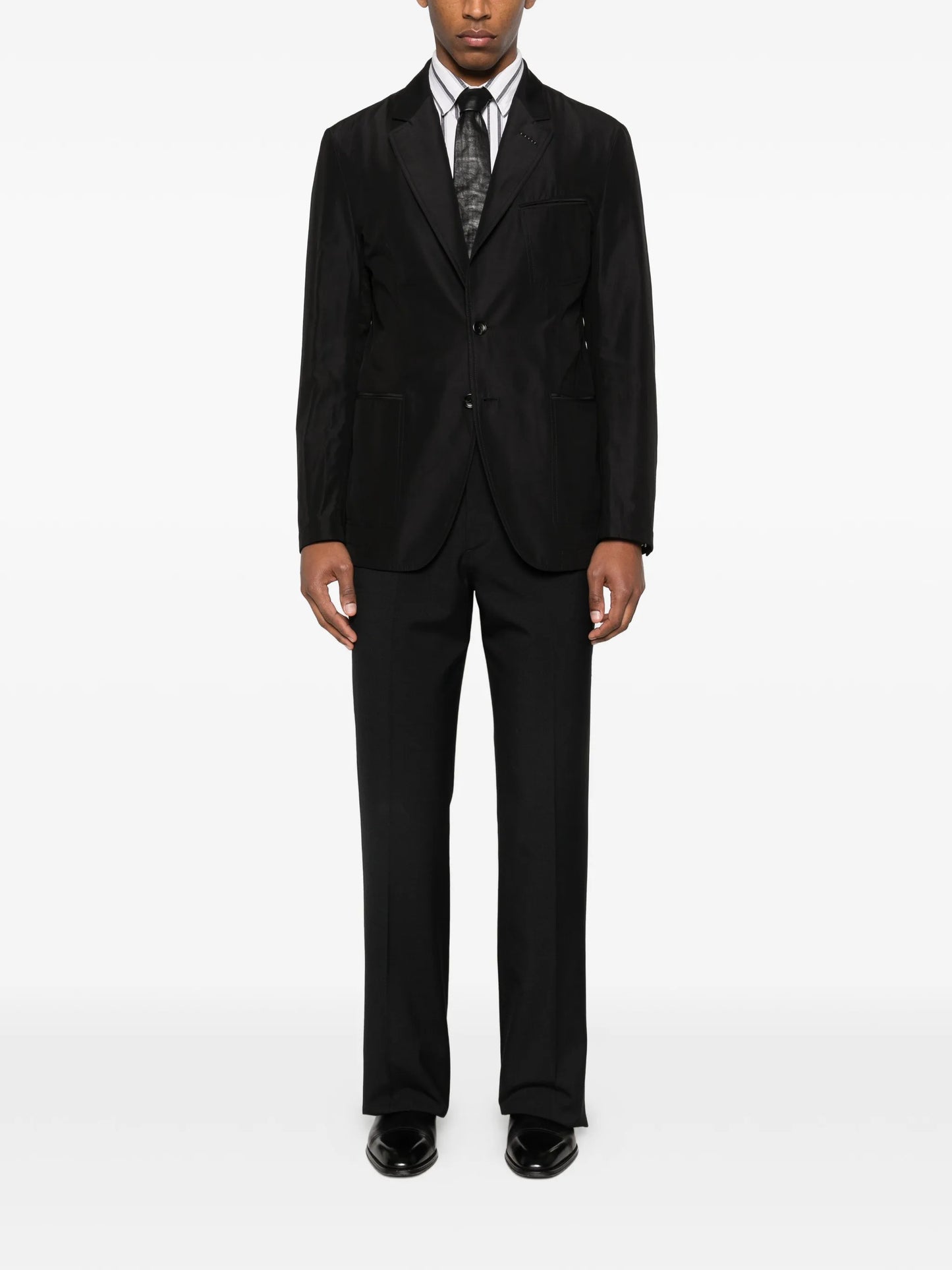 single-breasted blazer