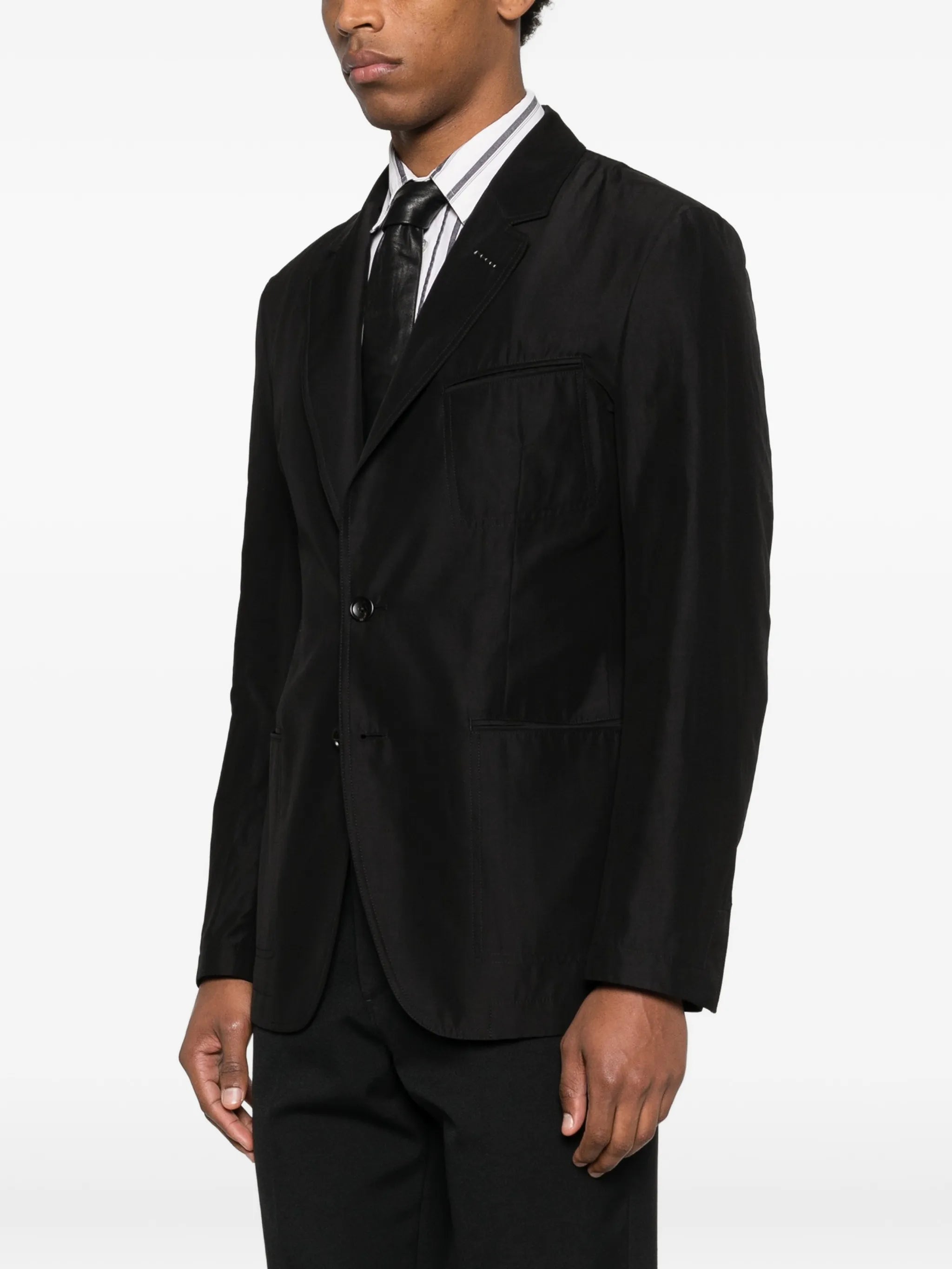 parachute poplin blazer