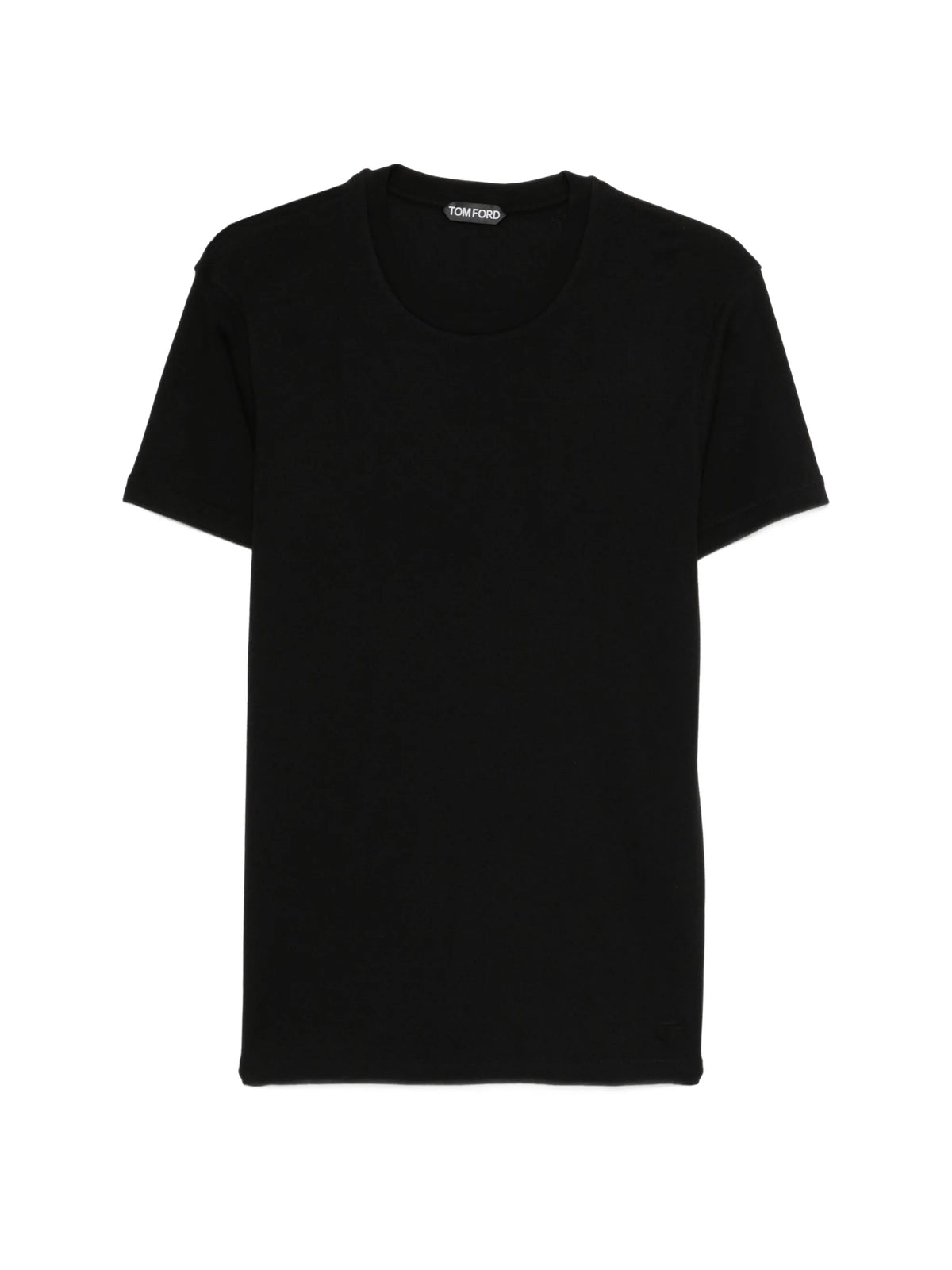perforated rib T-shirt
