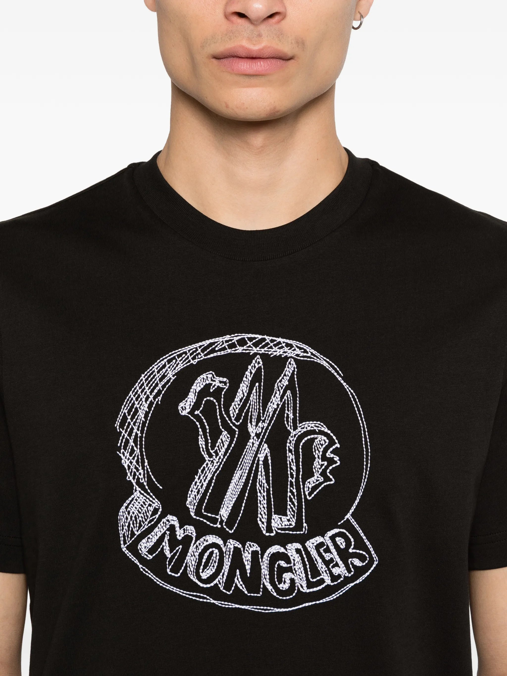 cartoon logo T-shirt