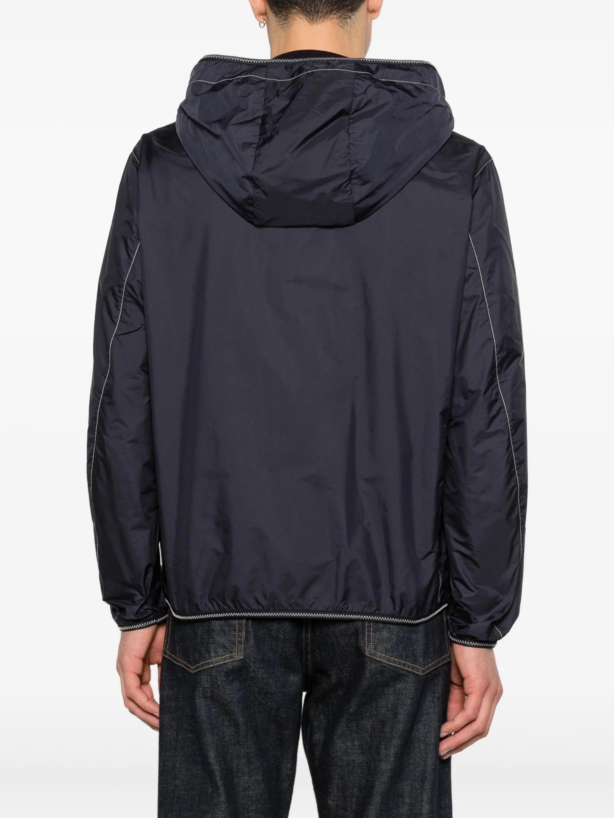 contrast-stitch jacket