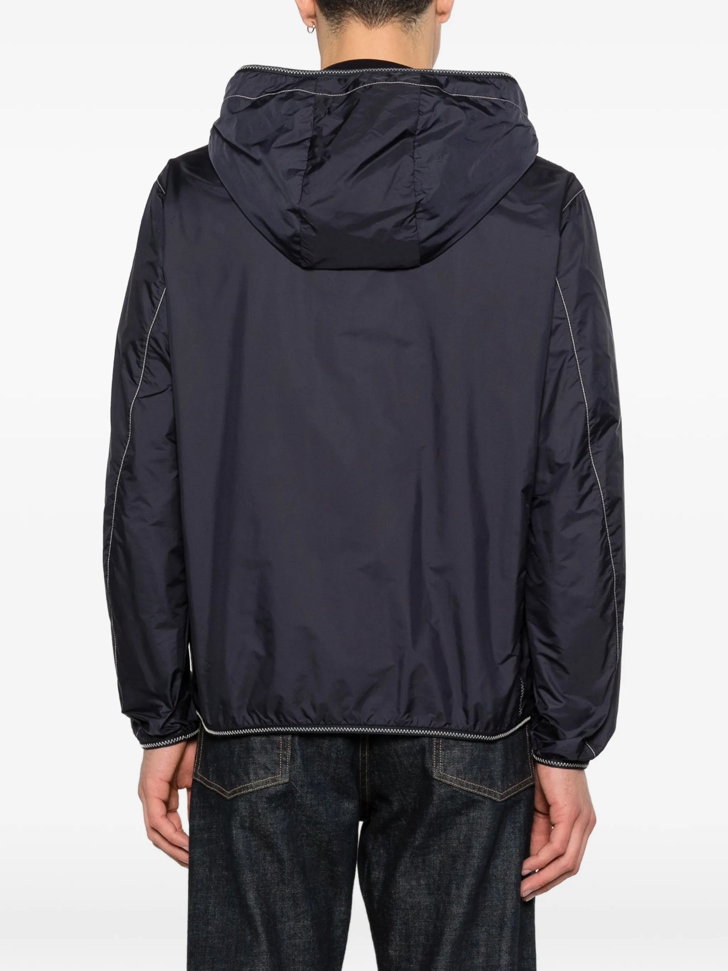 contrast-stitch jacket