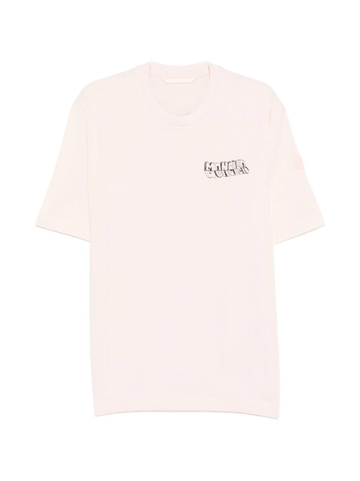 sketch embroidered logo cotton T-Shirt