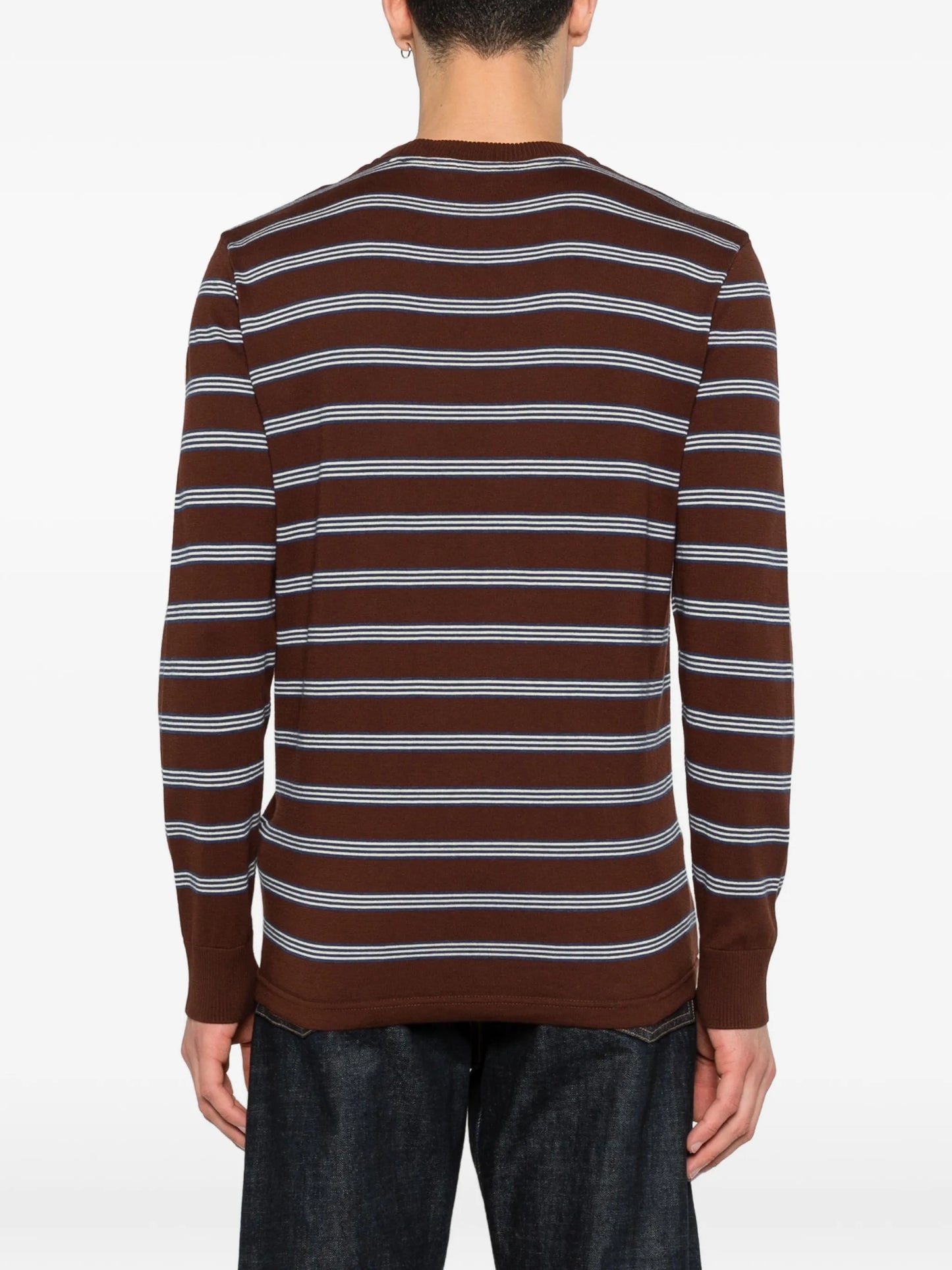 striped crew-neck T-shirt