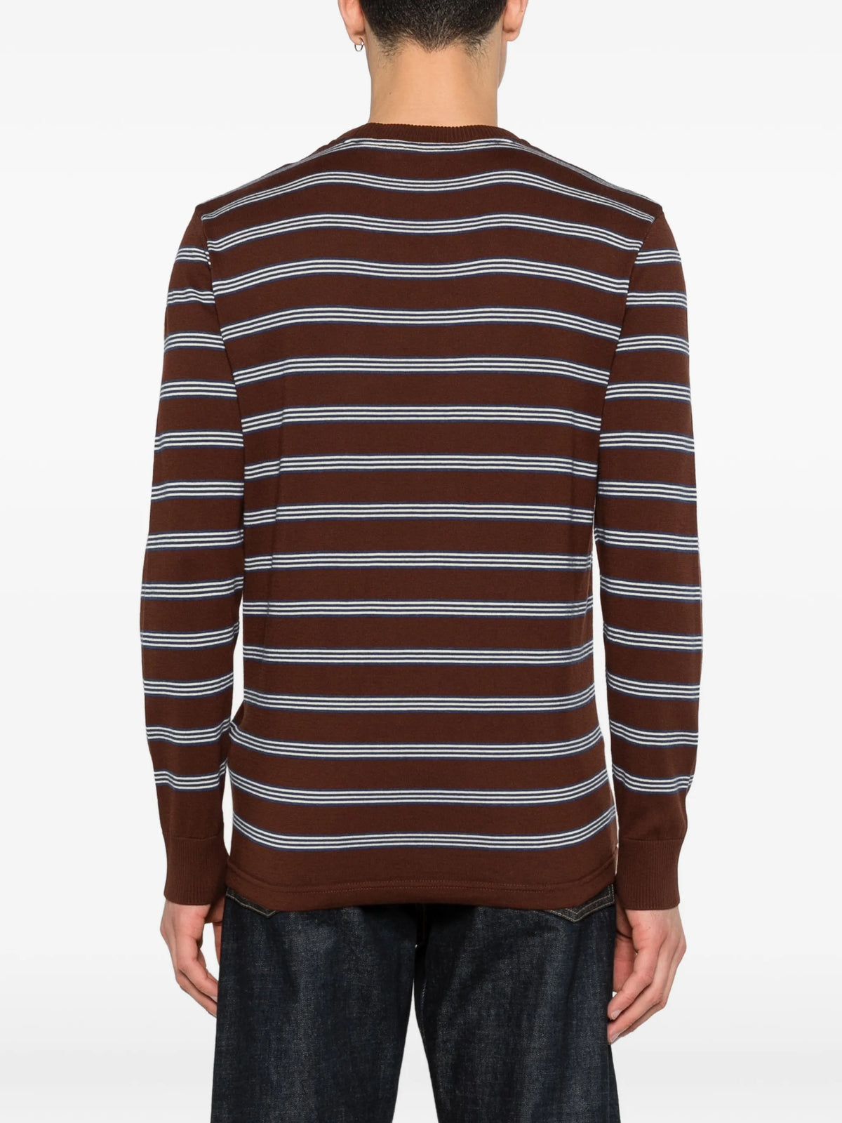 striped cotton sweatshirt