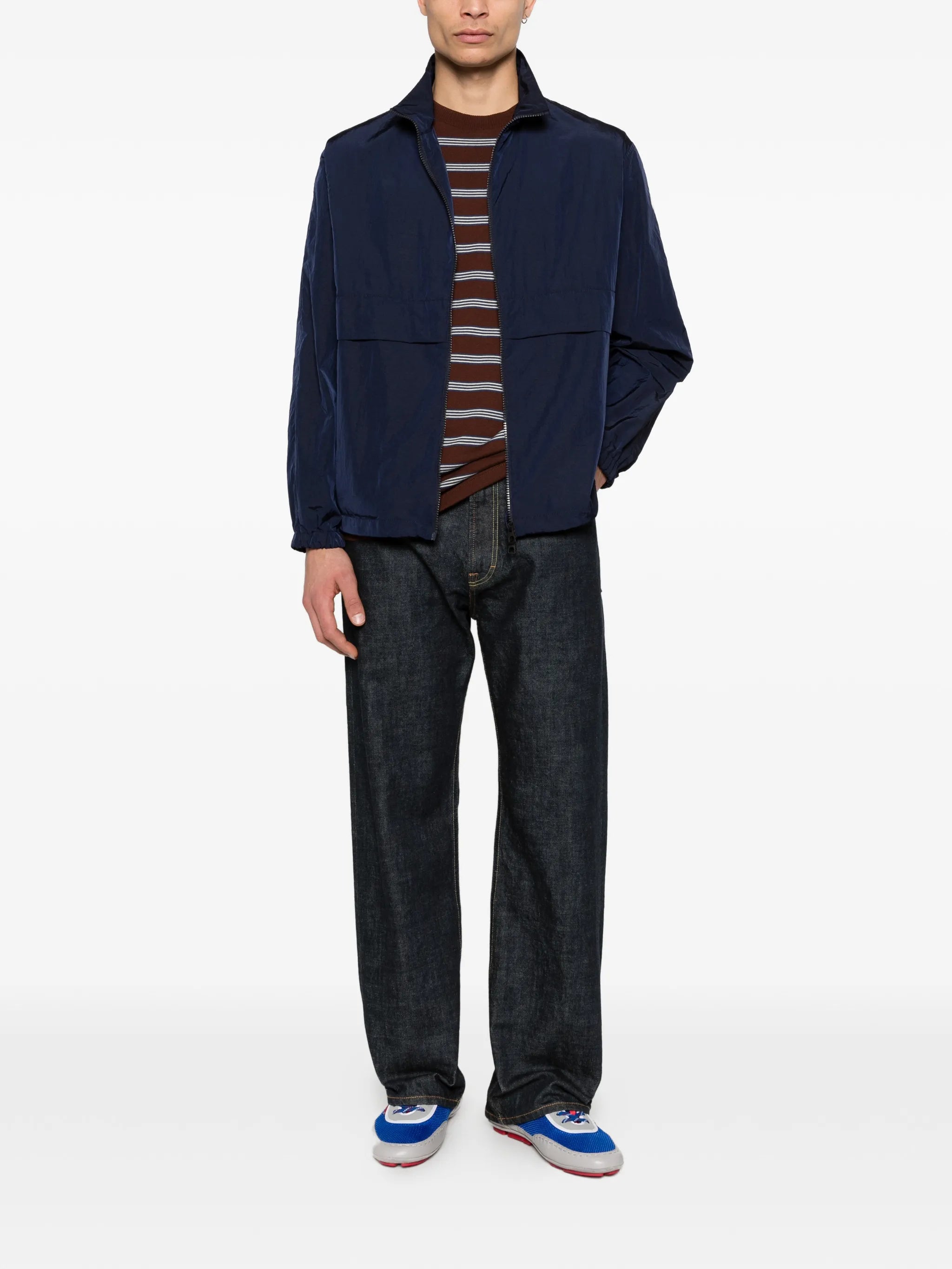 striped cotton sweatshirt
