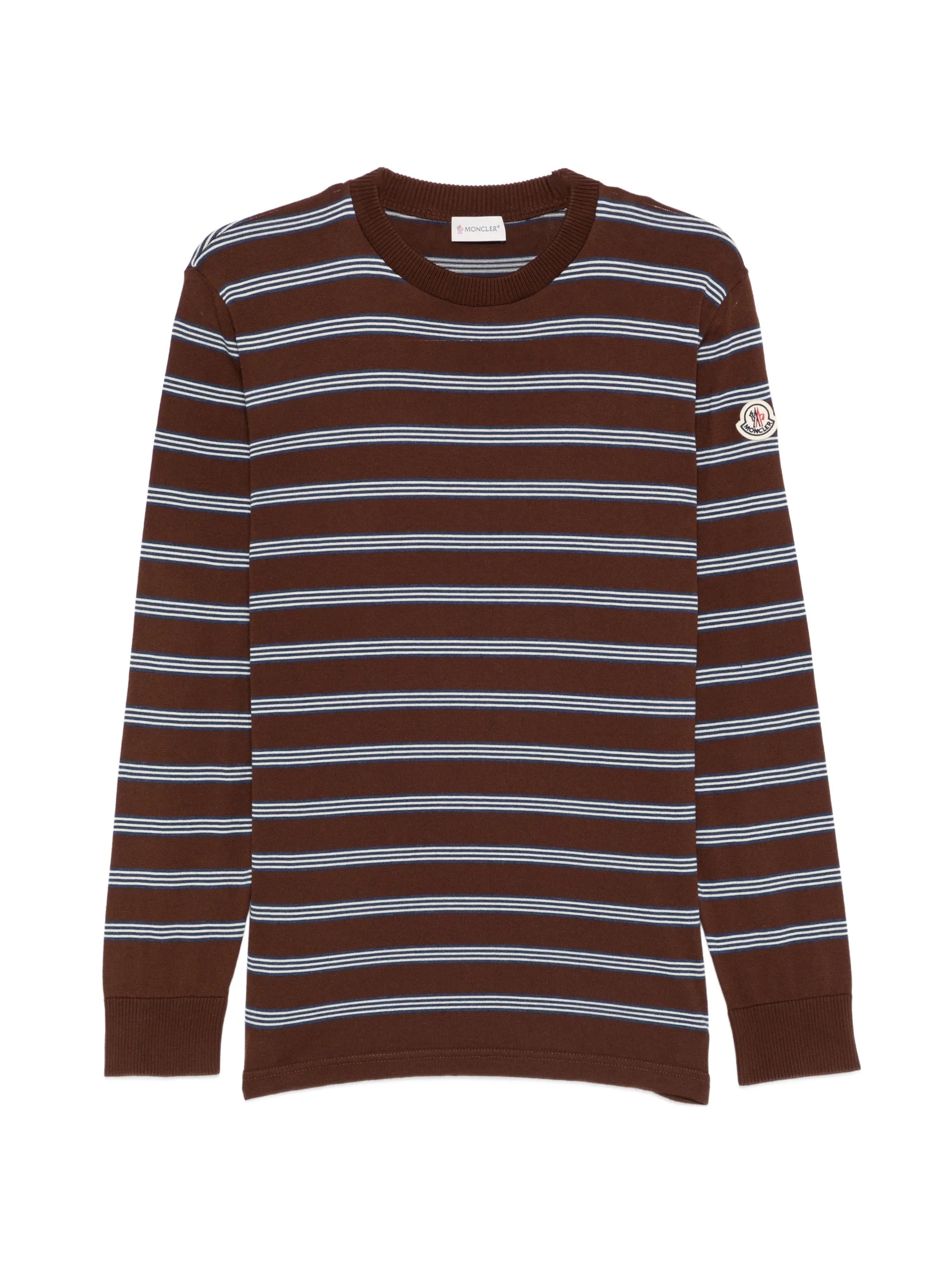 striped cotton sweatshirt