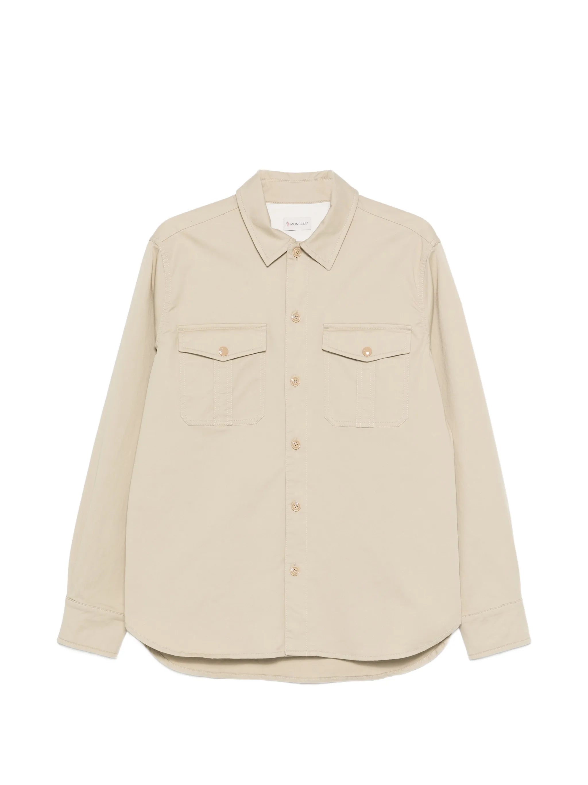 gabardine pocket overshirt