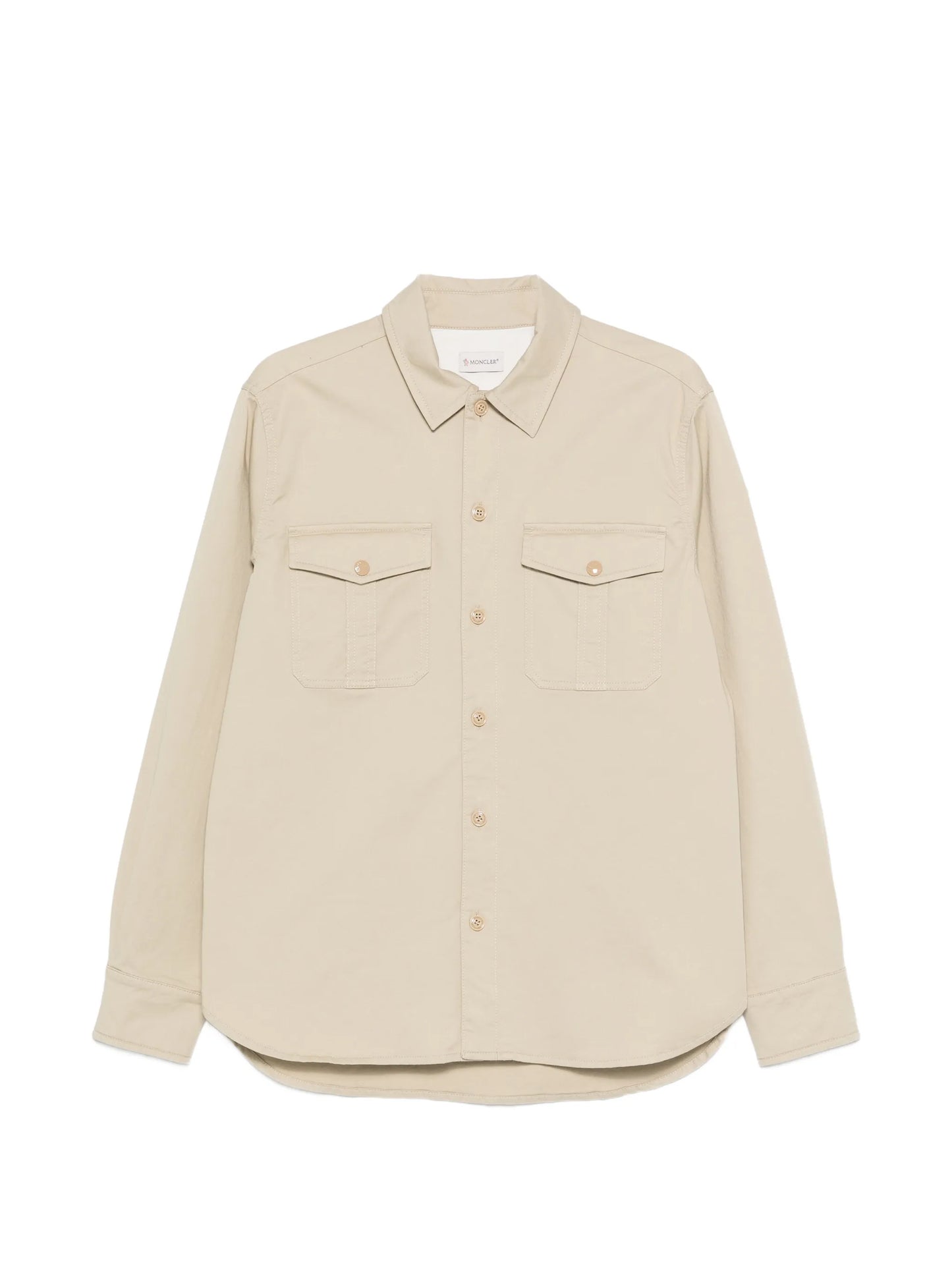 gabardine pocket overshirt