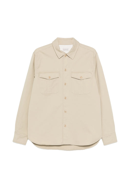 gabardine pocket overshirt