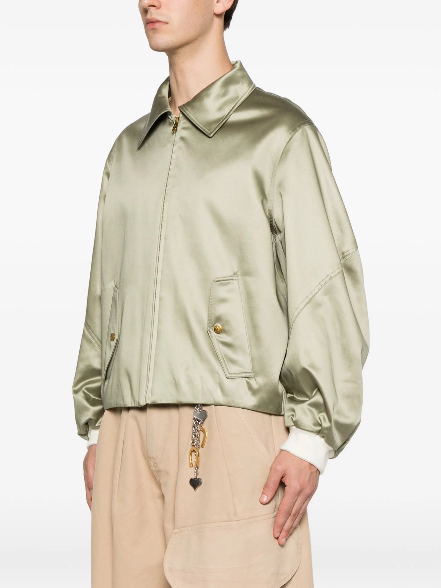 Opera zip-up bomber jacket