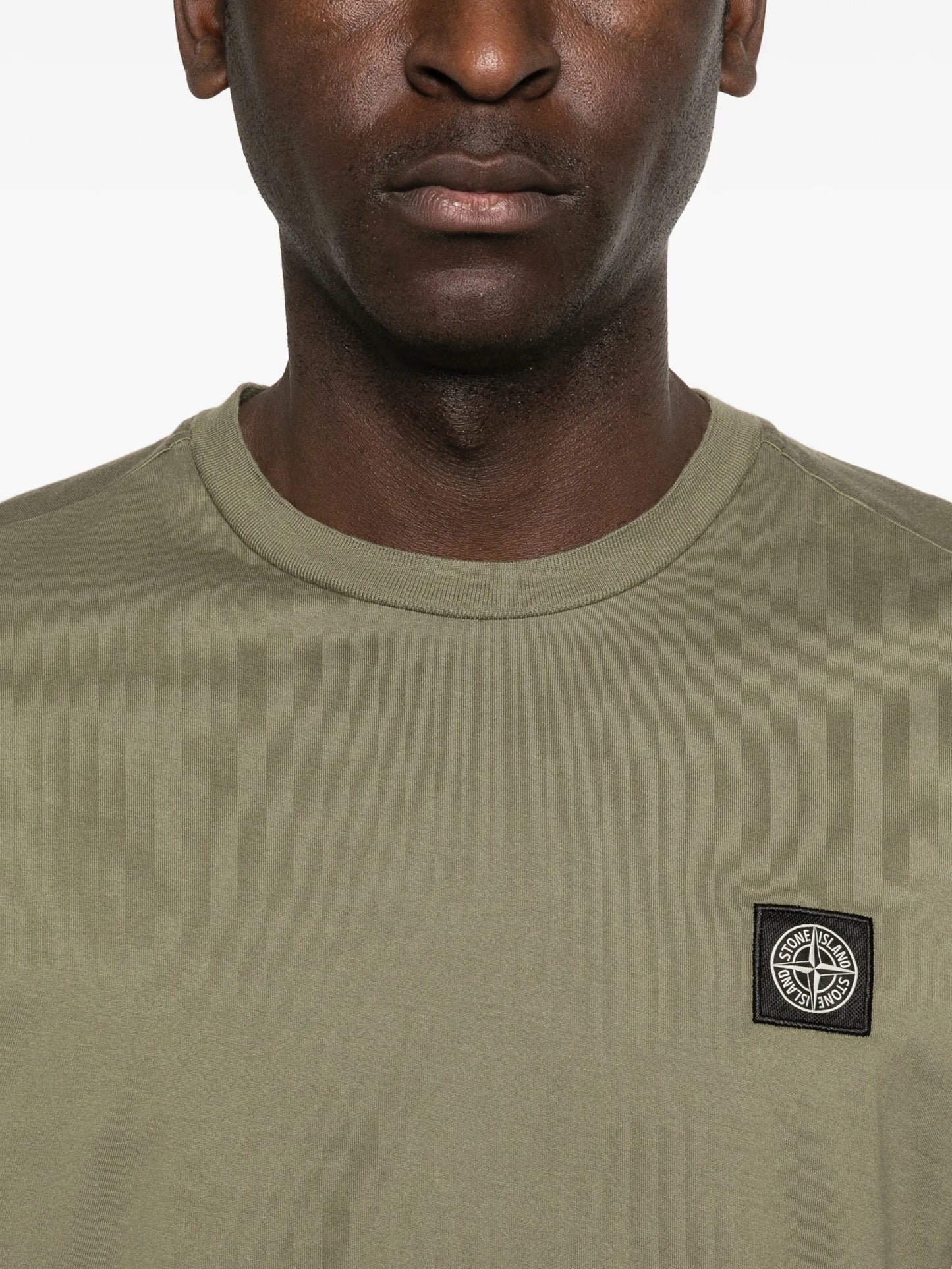 crew-neck logo-patch T-shirt