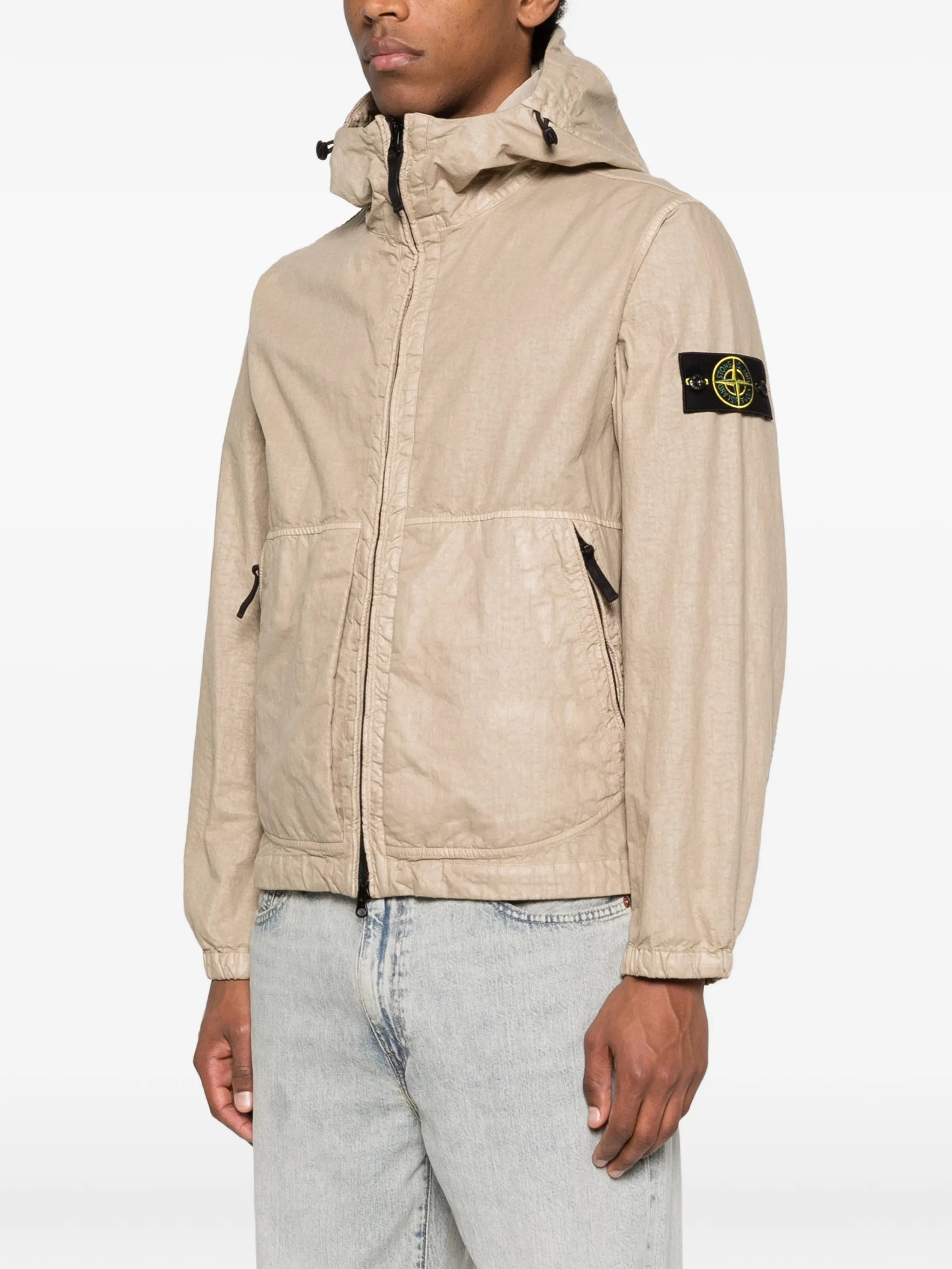 hooded zip jacket