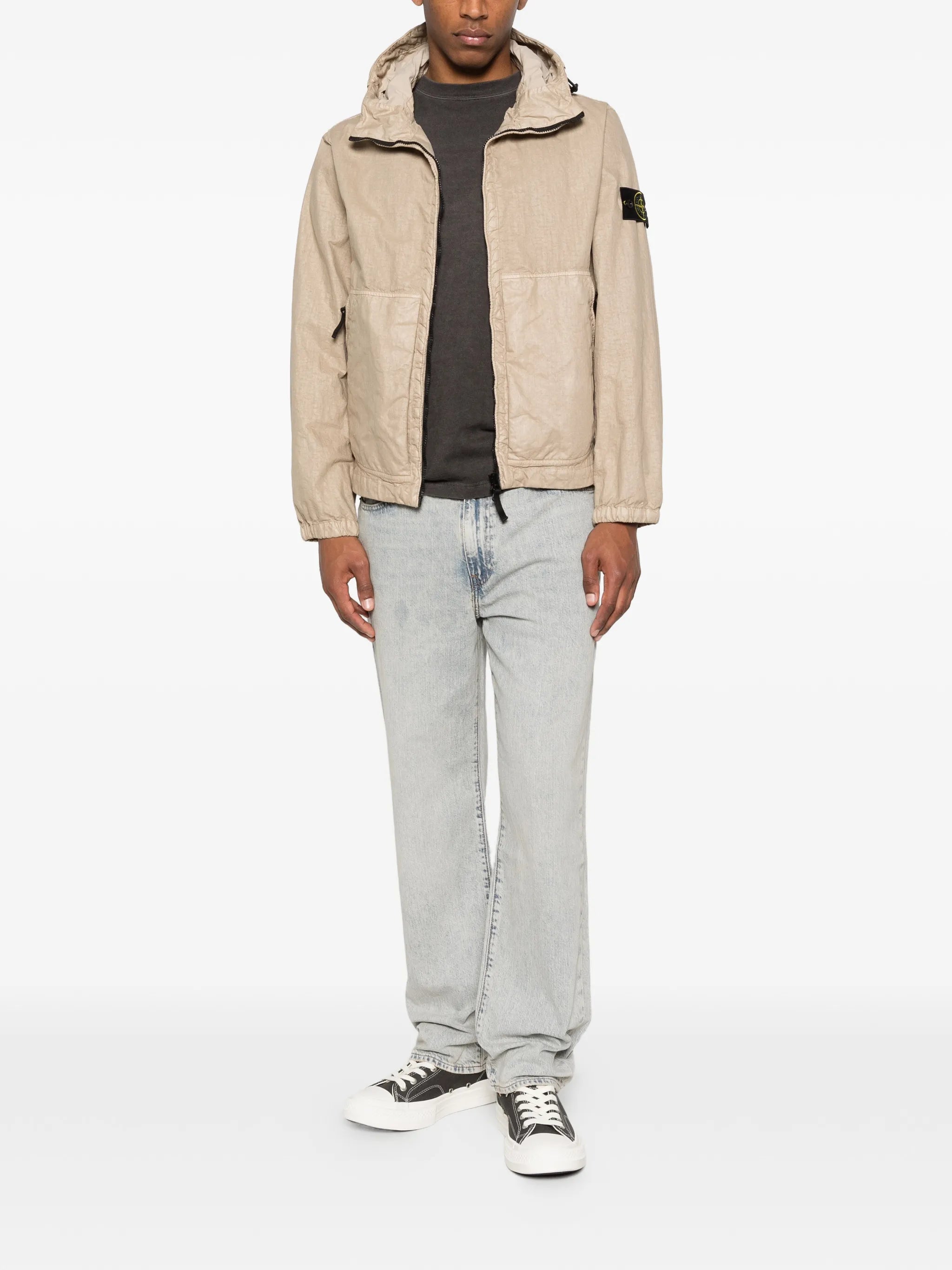 hooded zip jacket