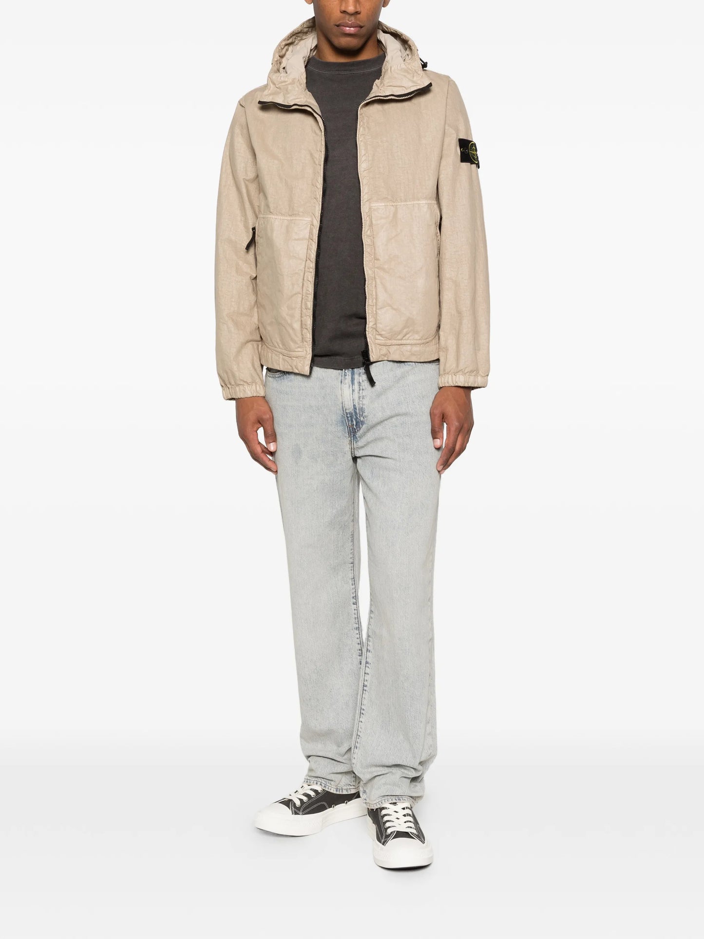 hooded zip jacket