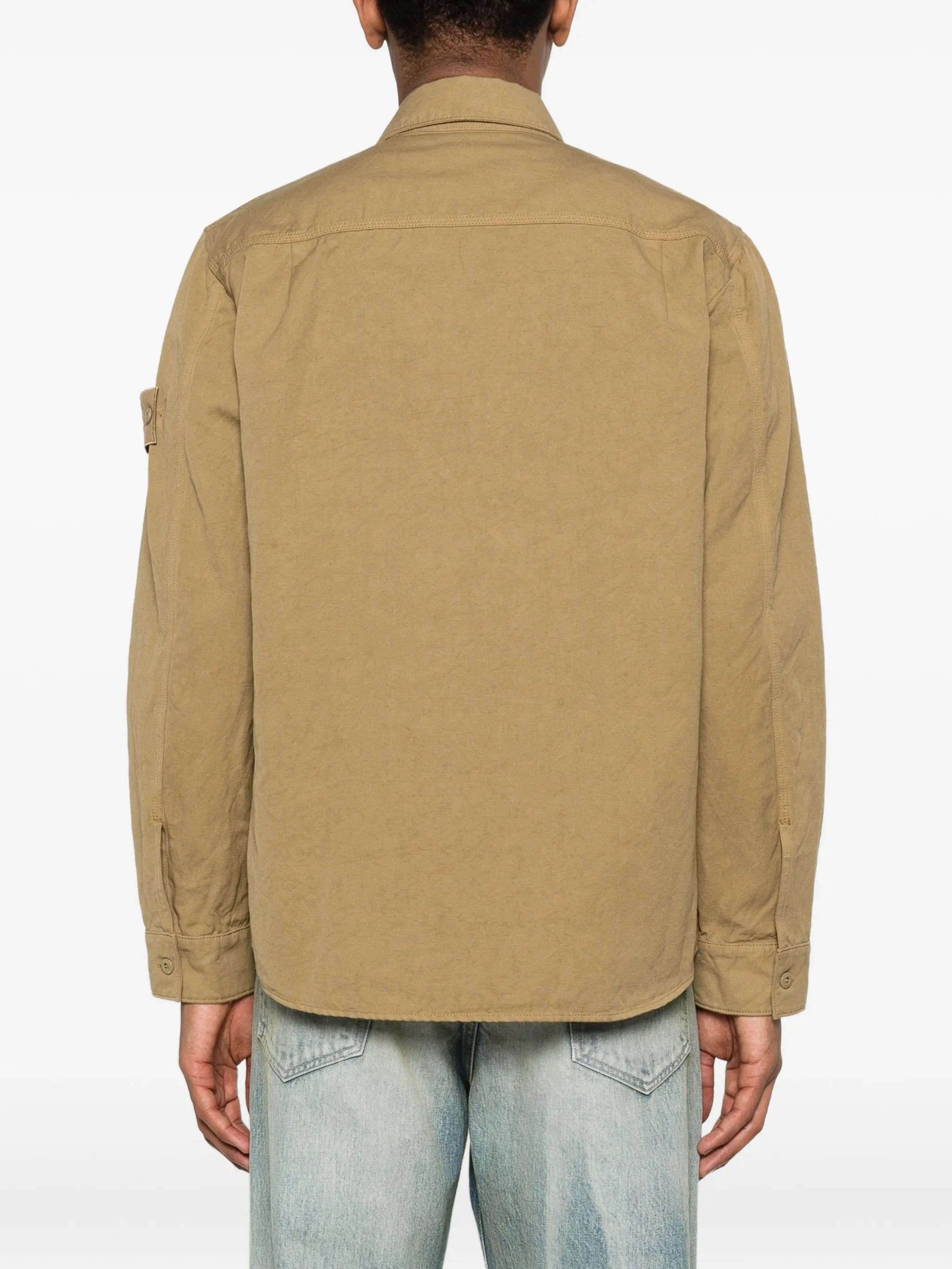 1200012 cotton linen canvas S.I. Ghost overshirt
