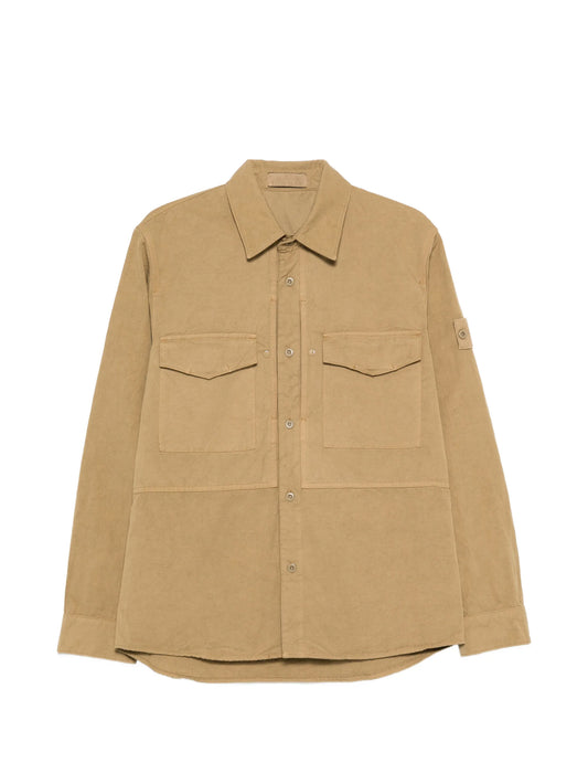 1200012 cotton linen canvas S.I. Ghost overshirt