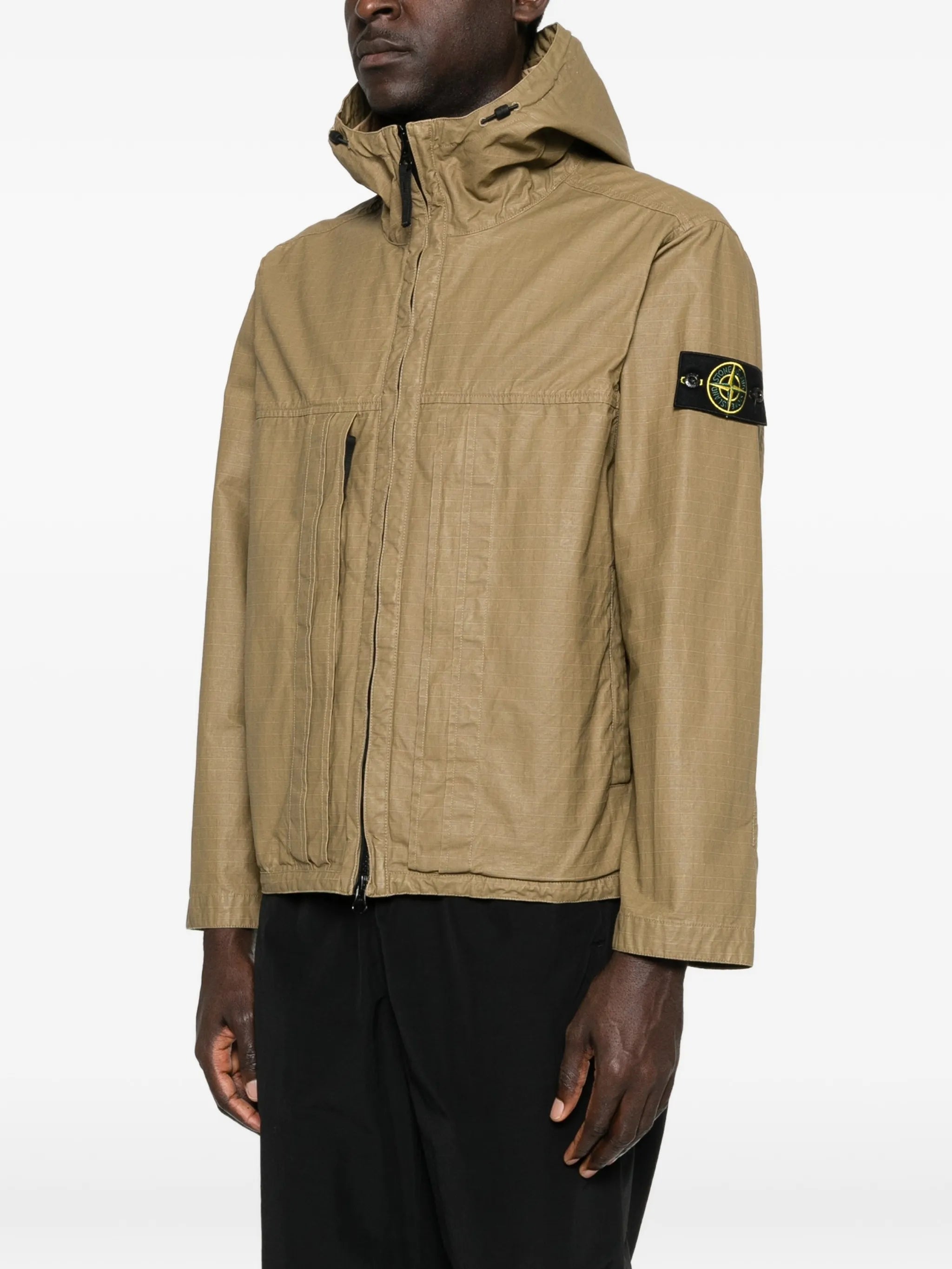 4100012 double-coated cotton ripstop hooded jacket