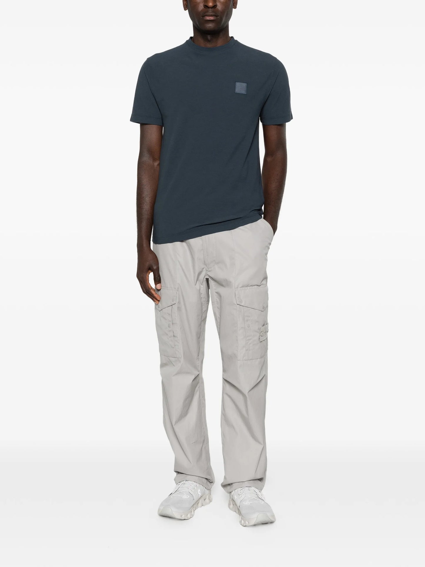 2100021 organic cotton jersey crepe S.I. Ghost T-shirt