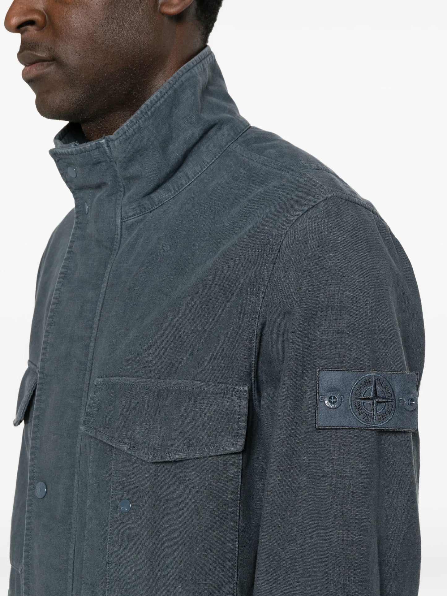 Compass-badge jacket