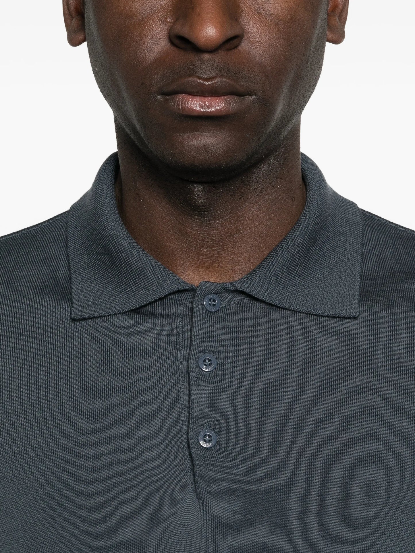 long-sleeve polo shirt