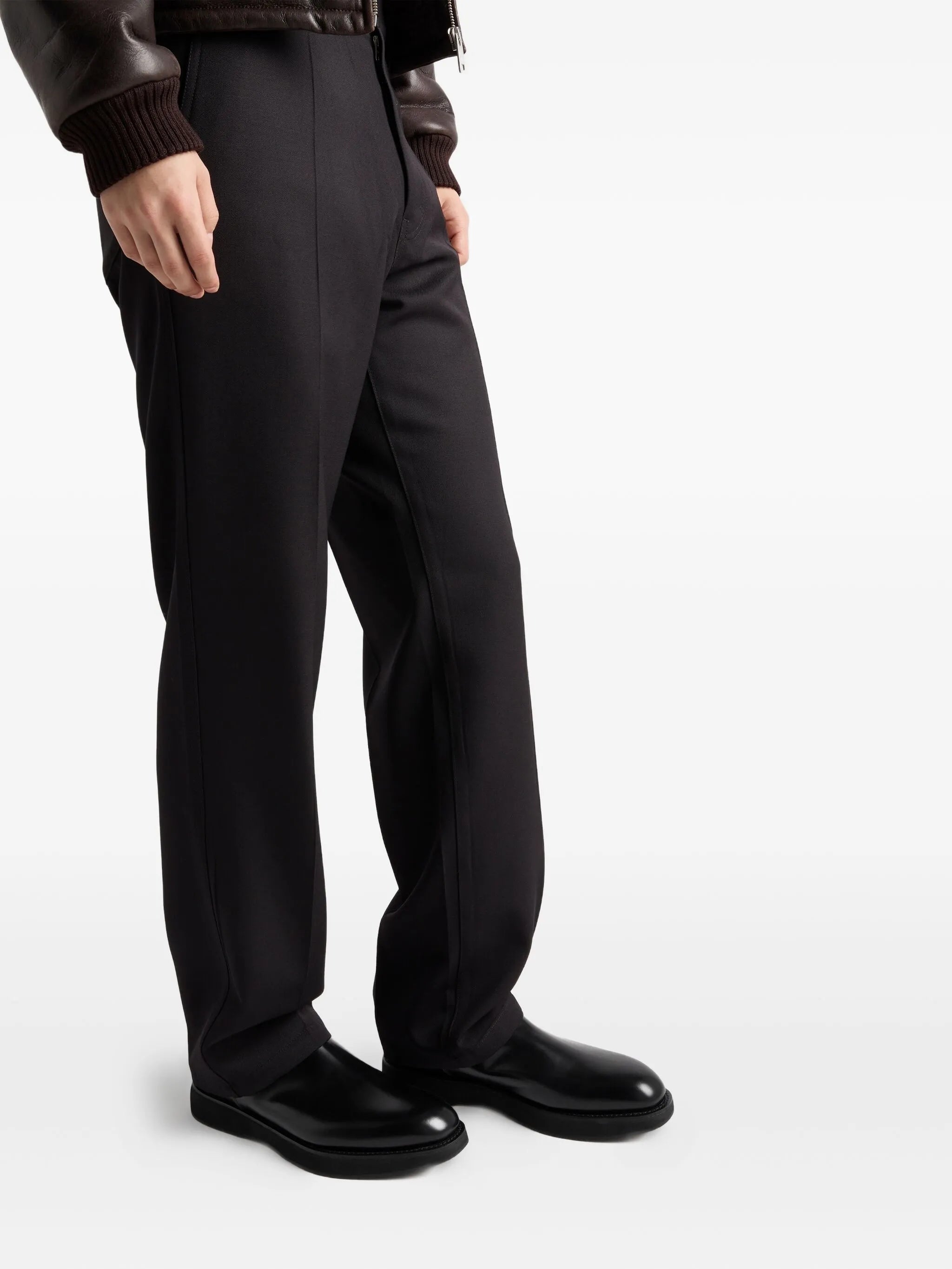 elasticated-panel leather Chelsea boots