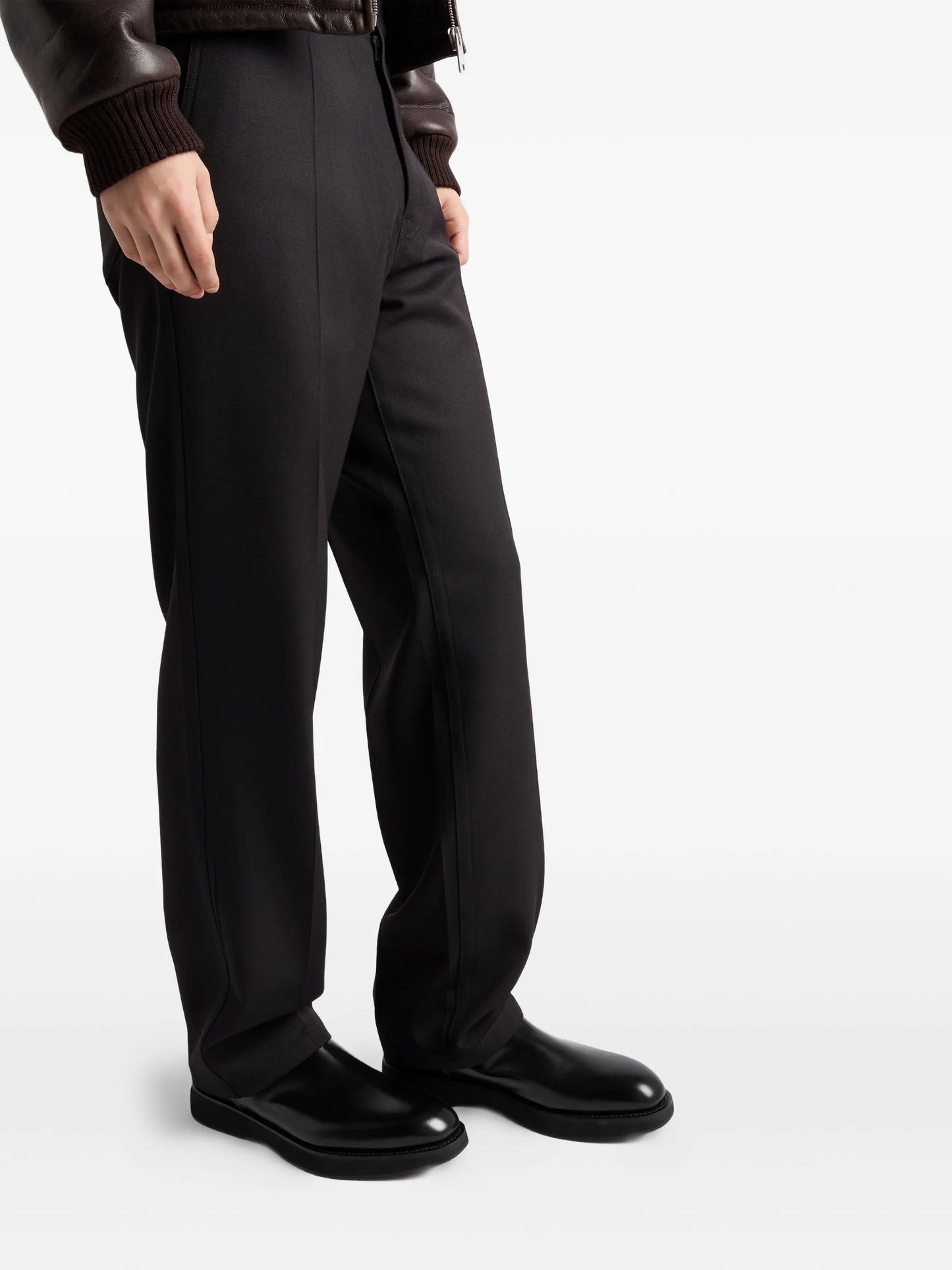 elasticated-panel leather Chelsea boots