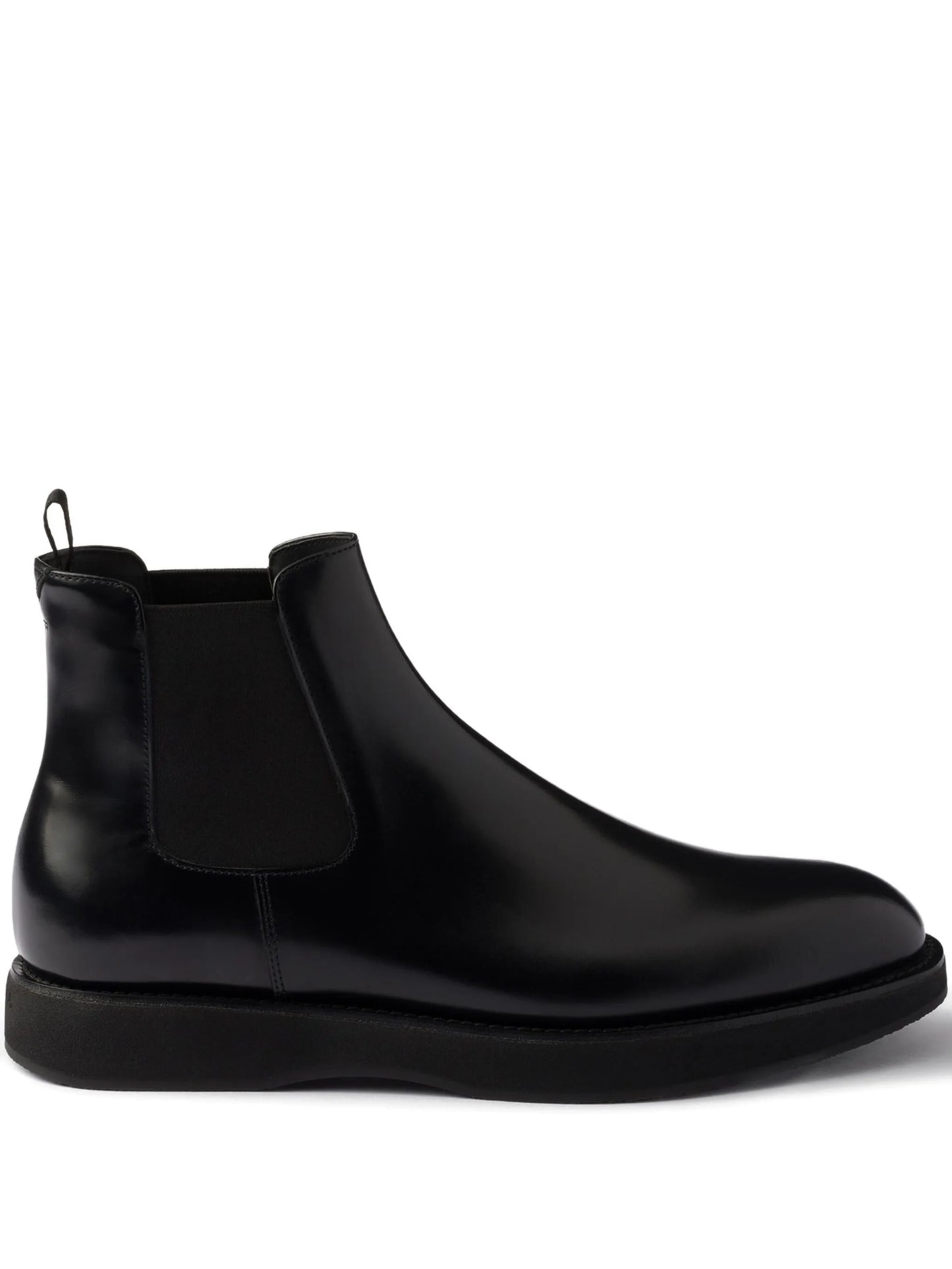 elasticated-panel leather Chelsea boots
