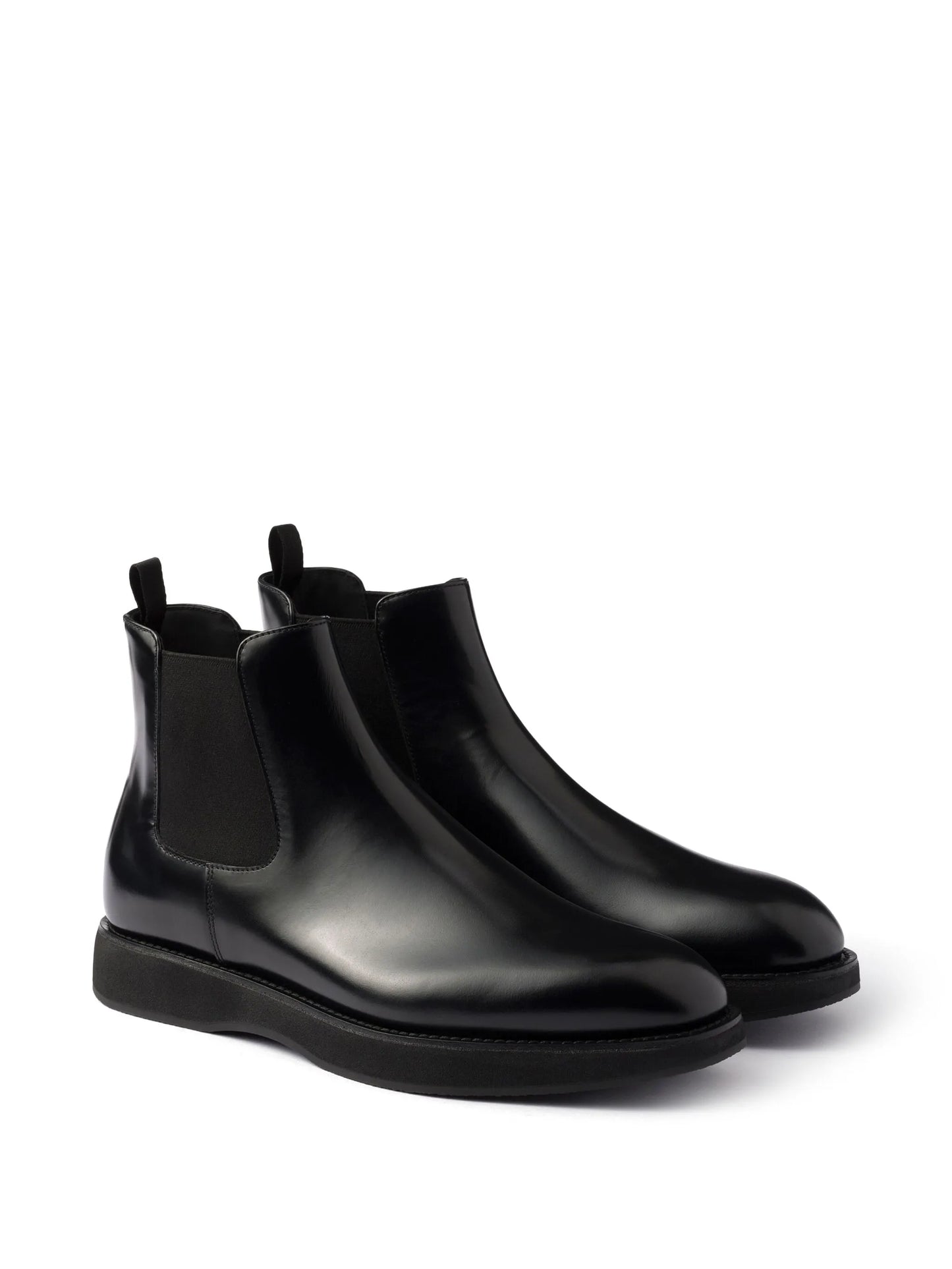 elasticated-panel leather Chelsea boots