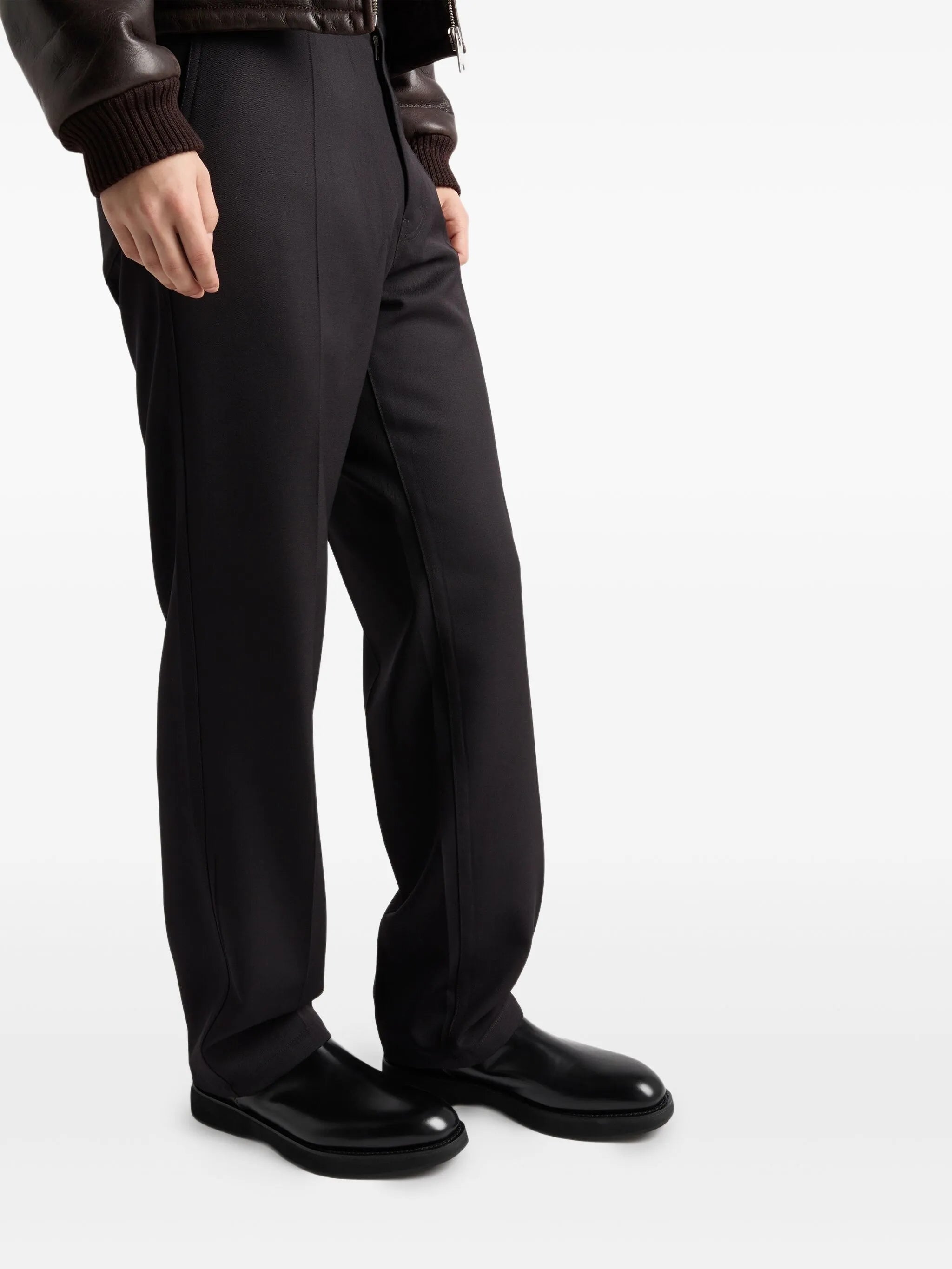 elasticated-panel leather Chelsea boots