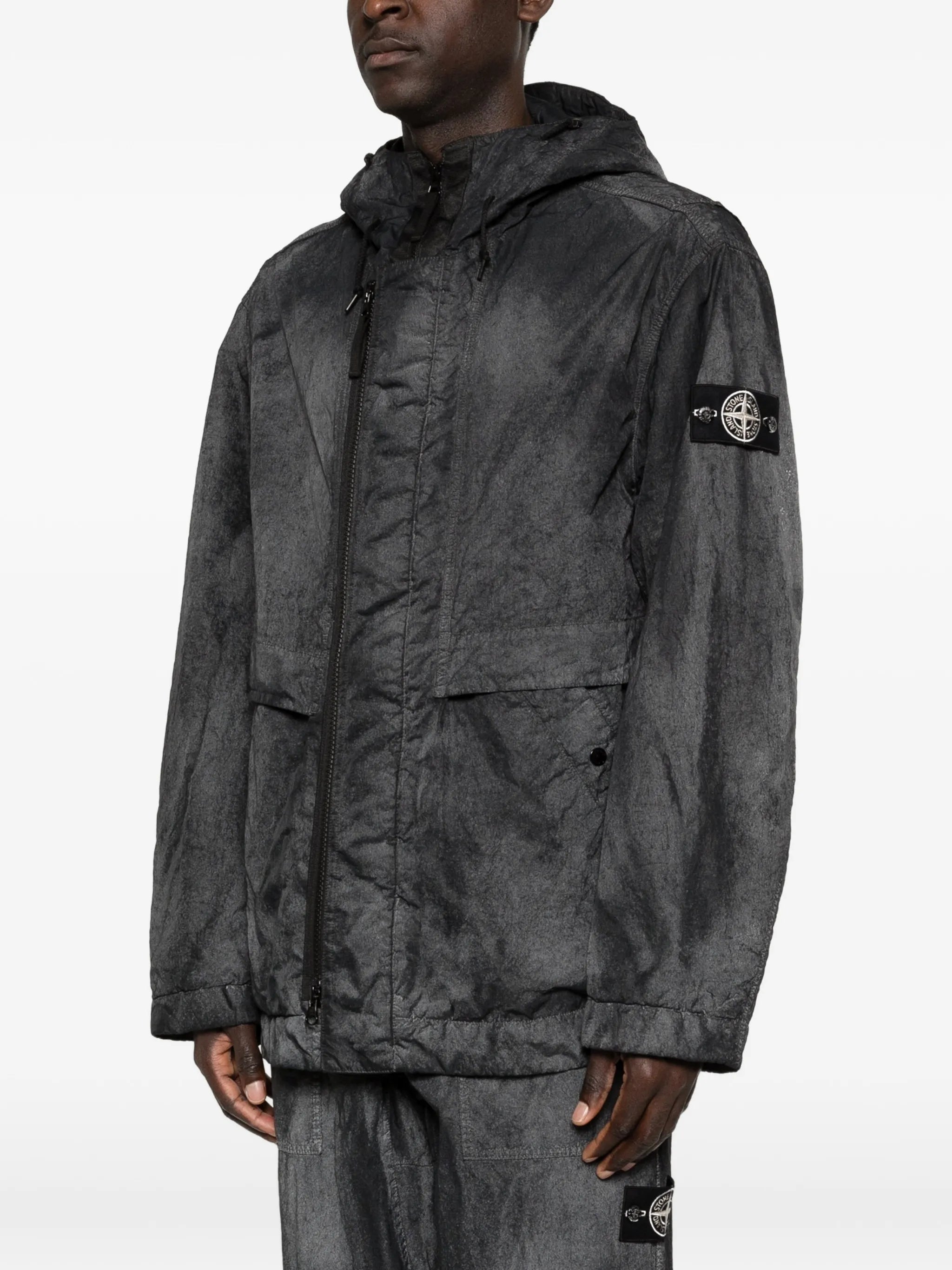 4100072 dense nylon-TC, hand sprayed reflective jacket