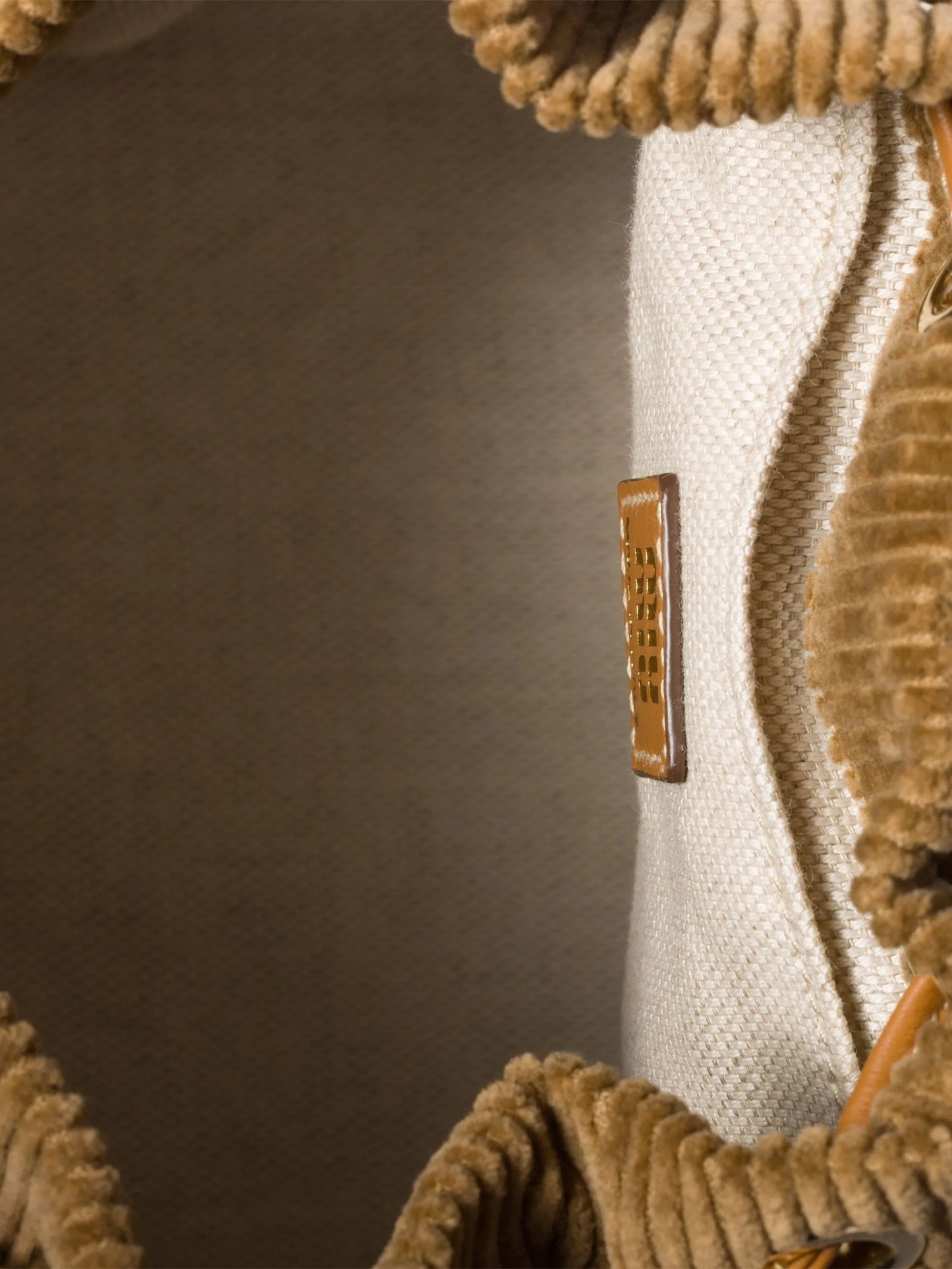 medium corduroy cotton backpack