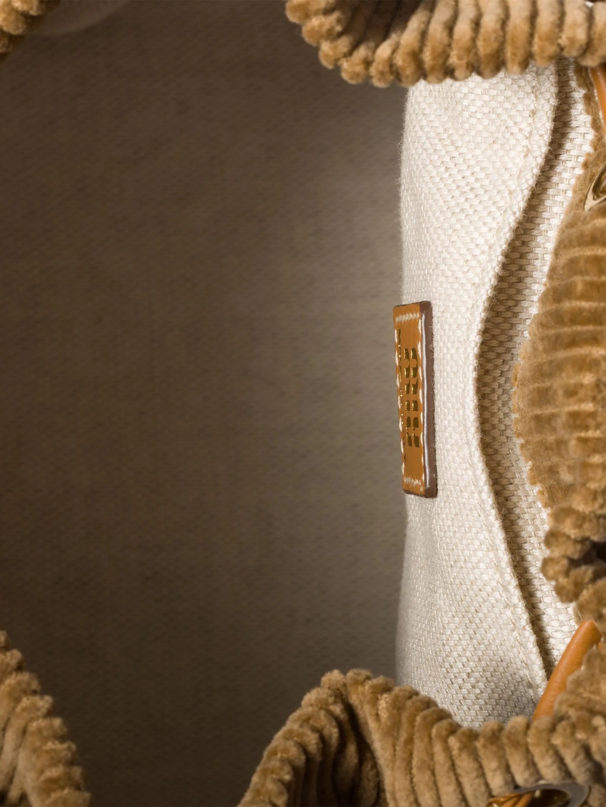 medium corduroy cotton backpack