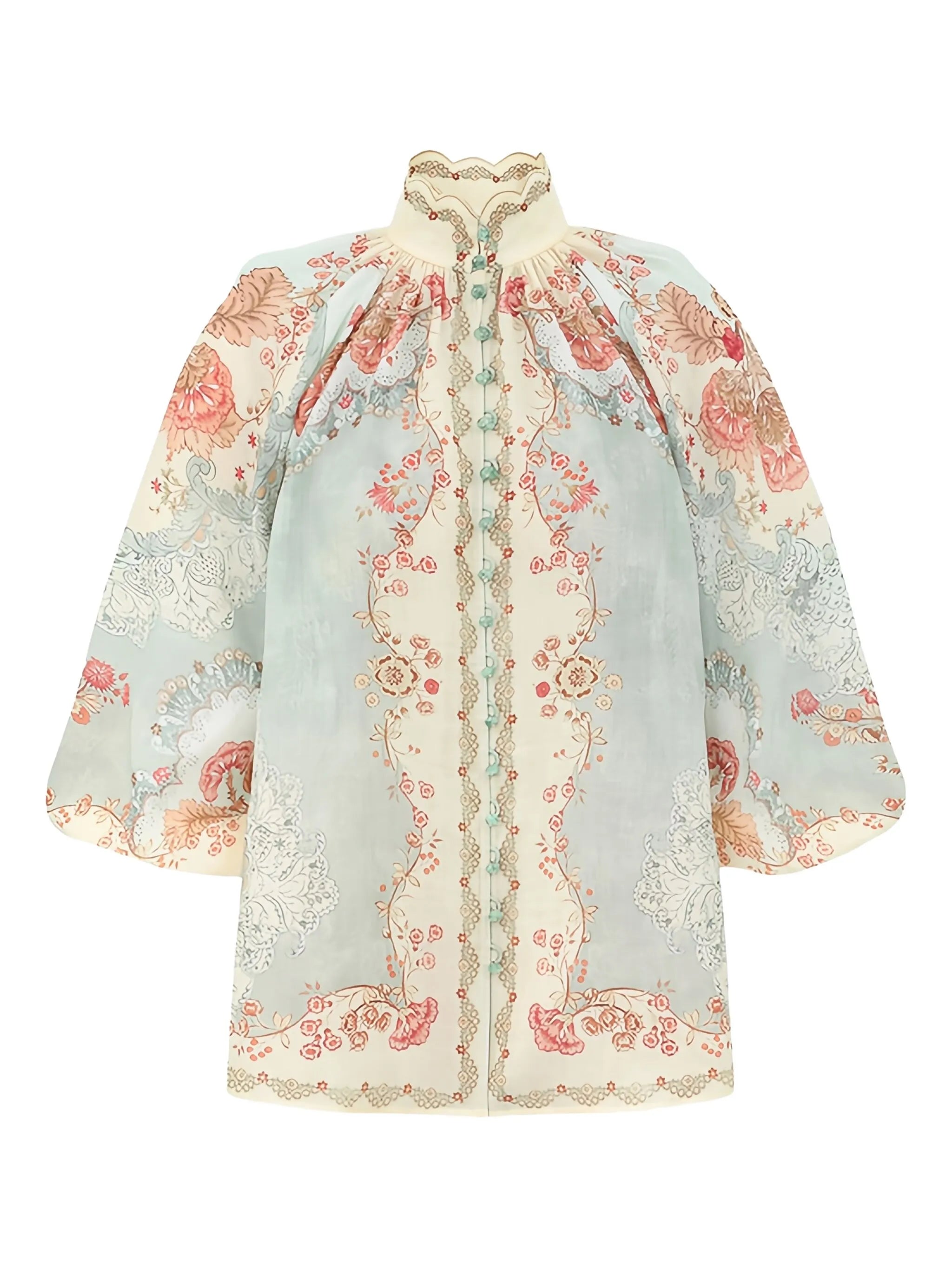 Daylight puff-sleeves blouse