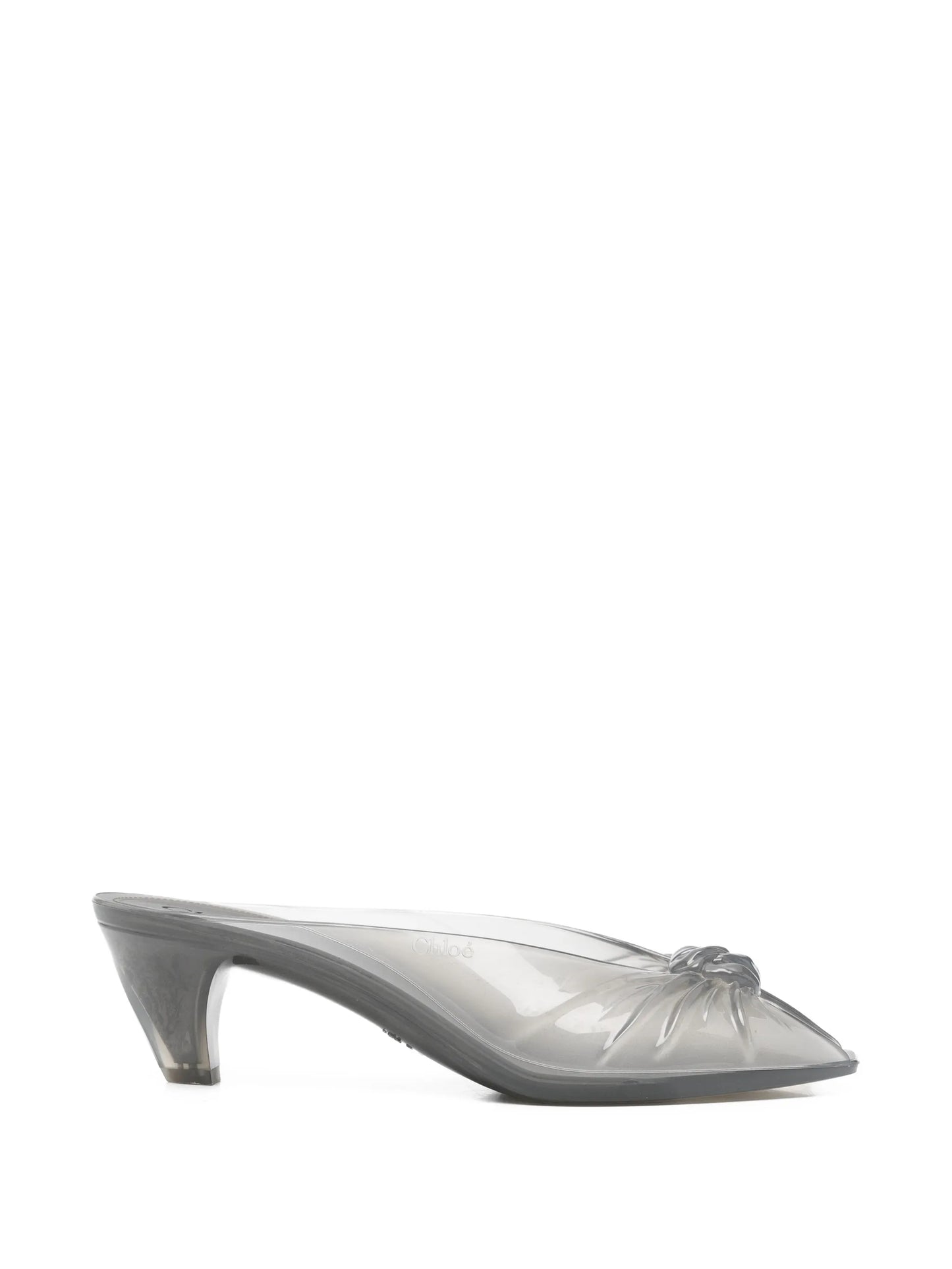 Jelly knot-detail heeled sandals
